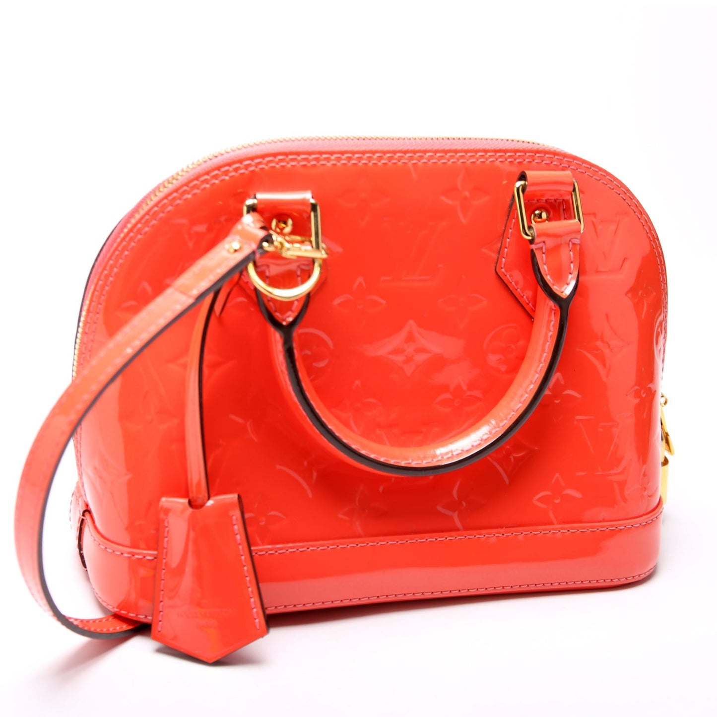 Louis Vuitton Alma BB Vernis Handbag Vernis 6
