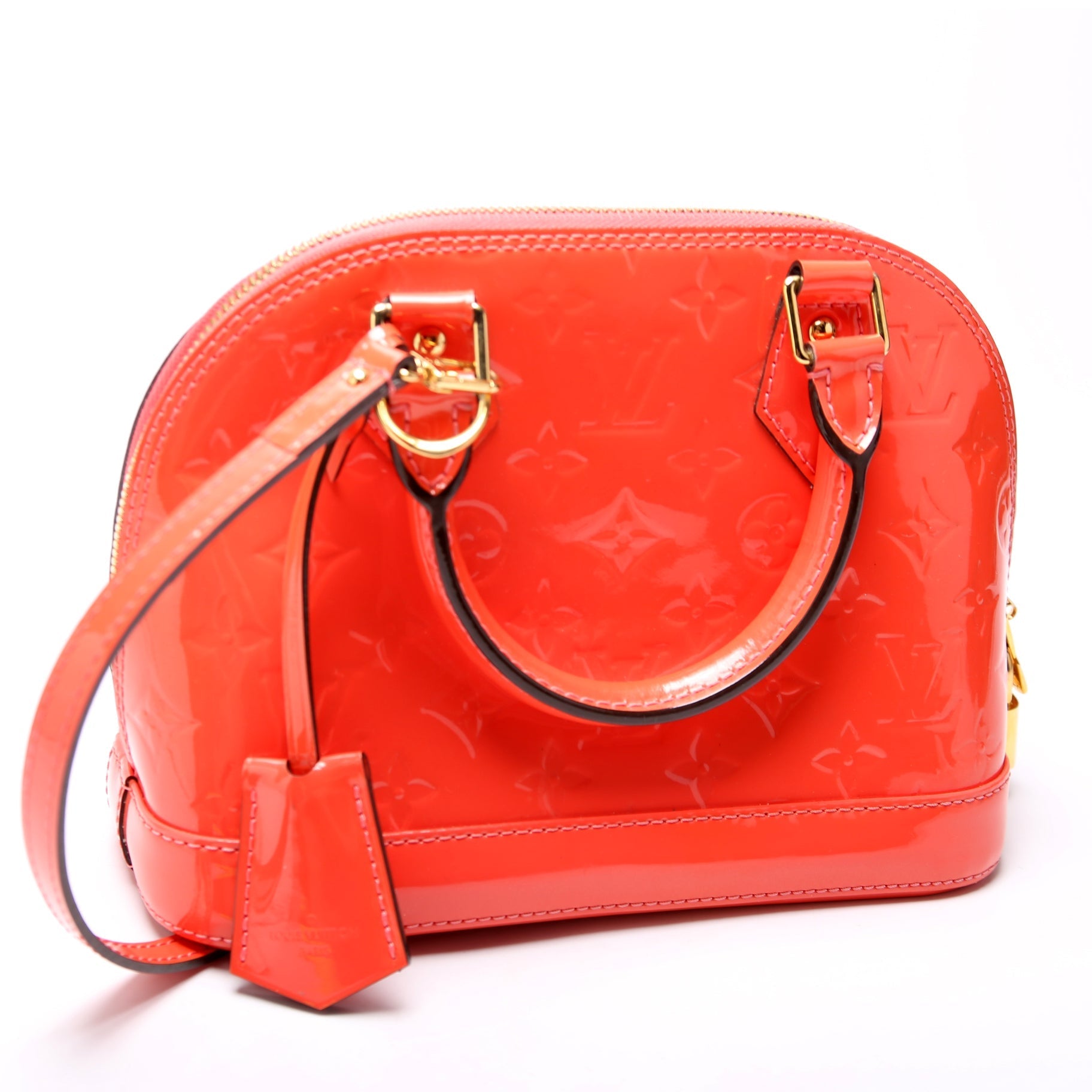 Louis Vuitton Alma BB Vernis Handbag Vernis 6