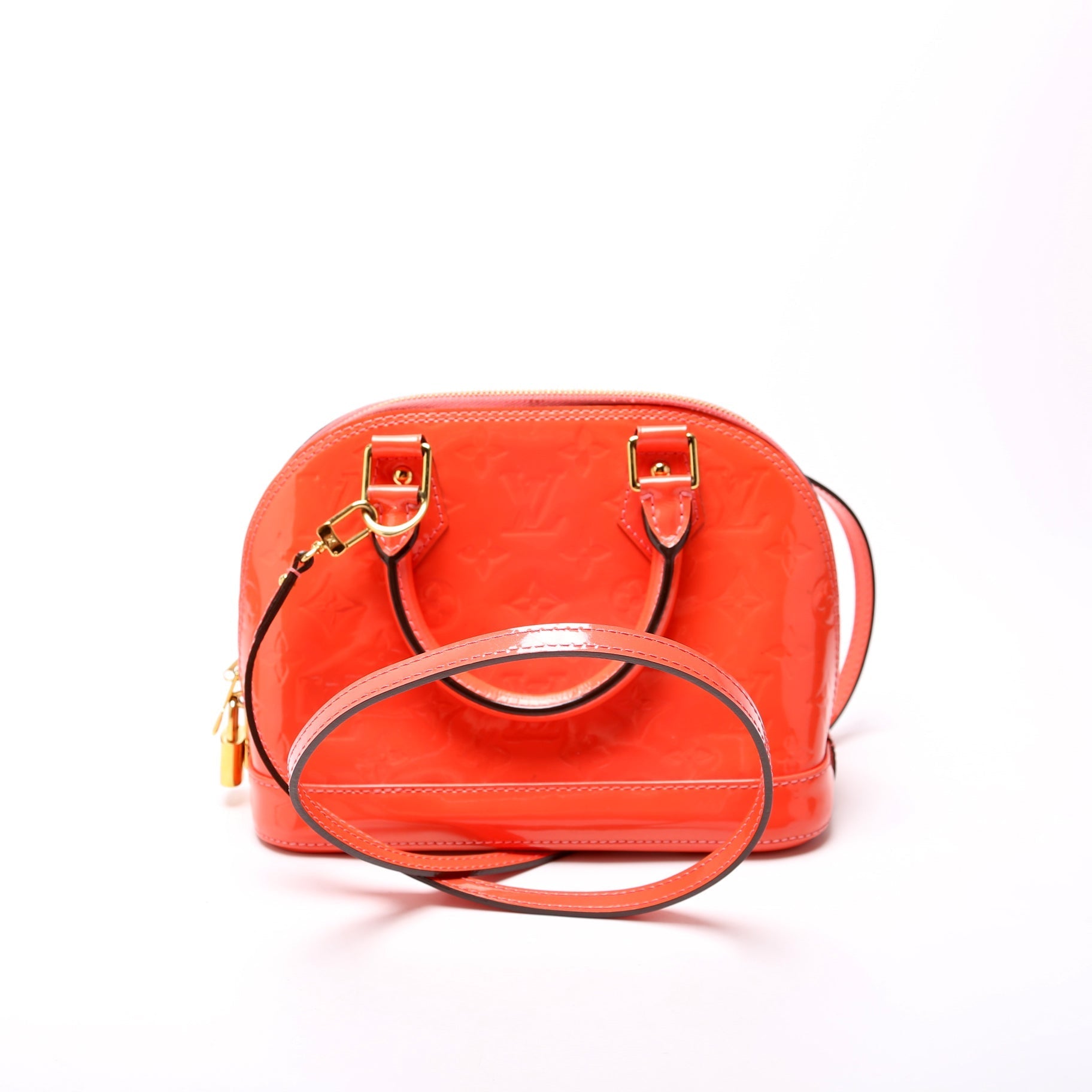 Louis Vuitton Alma BB Vernis Handbag Vernis 6