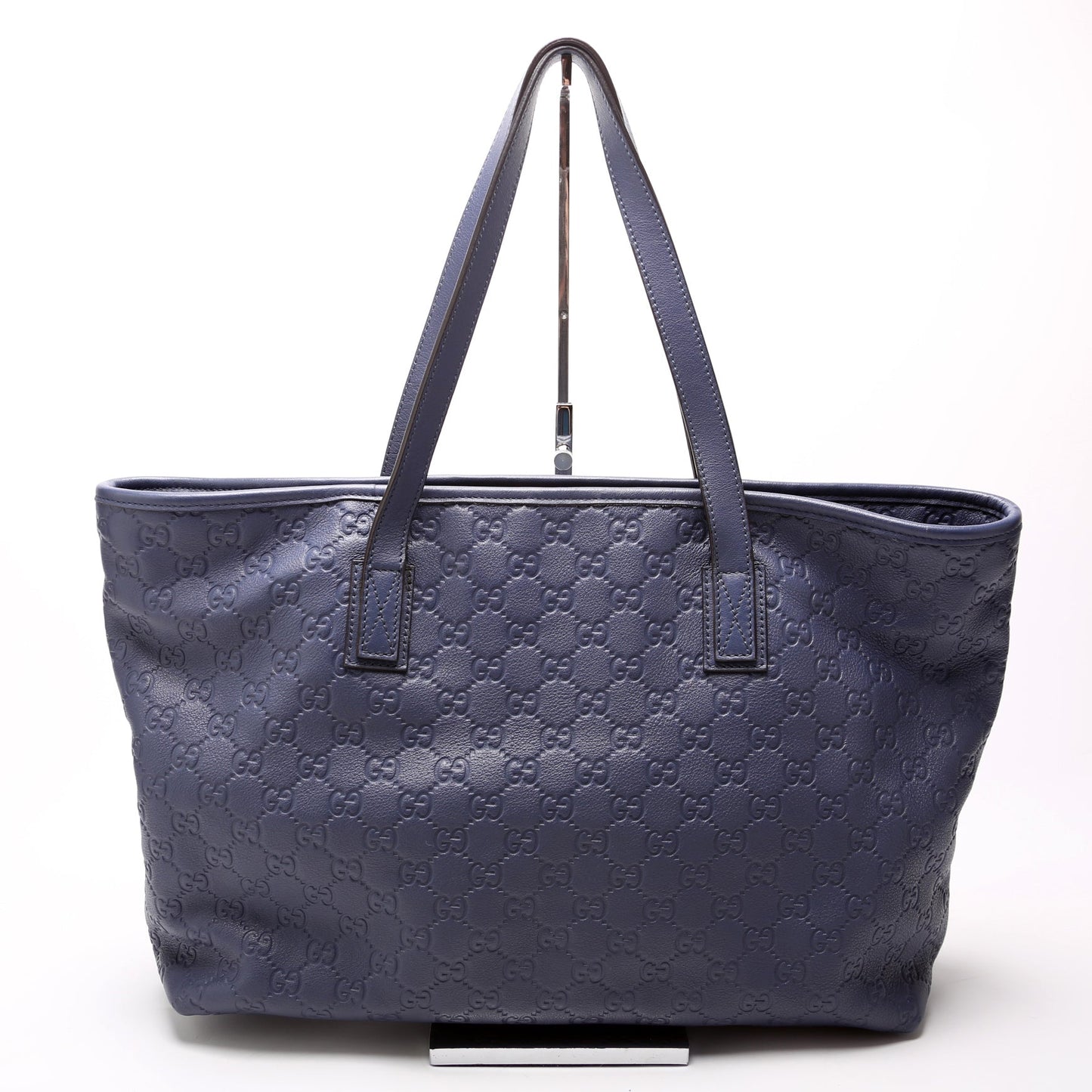 Gucci Zip Leather Medium Tote Bag