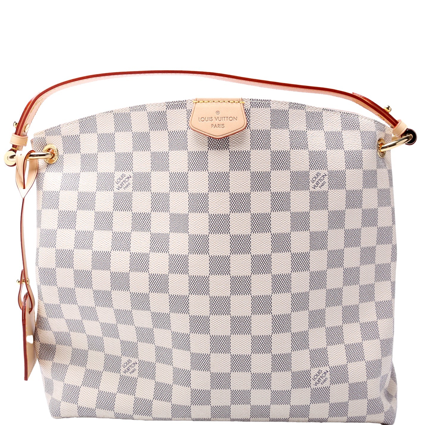 Louis Vuitton Graceful PM Azur Damier Handbag Azur 13