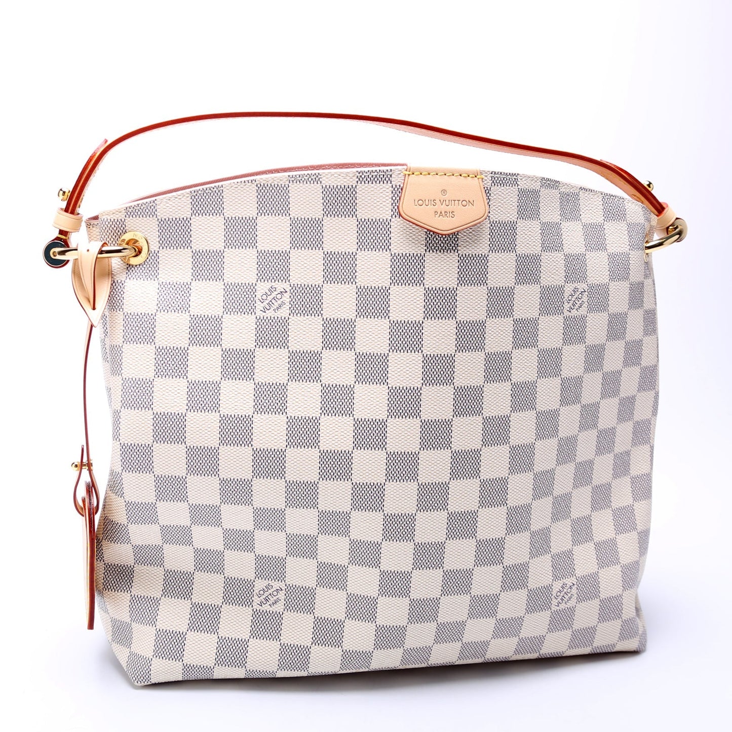 Louis Vuitton Graceful PM Azur Damier Handbag Azur 13
