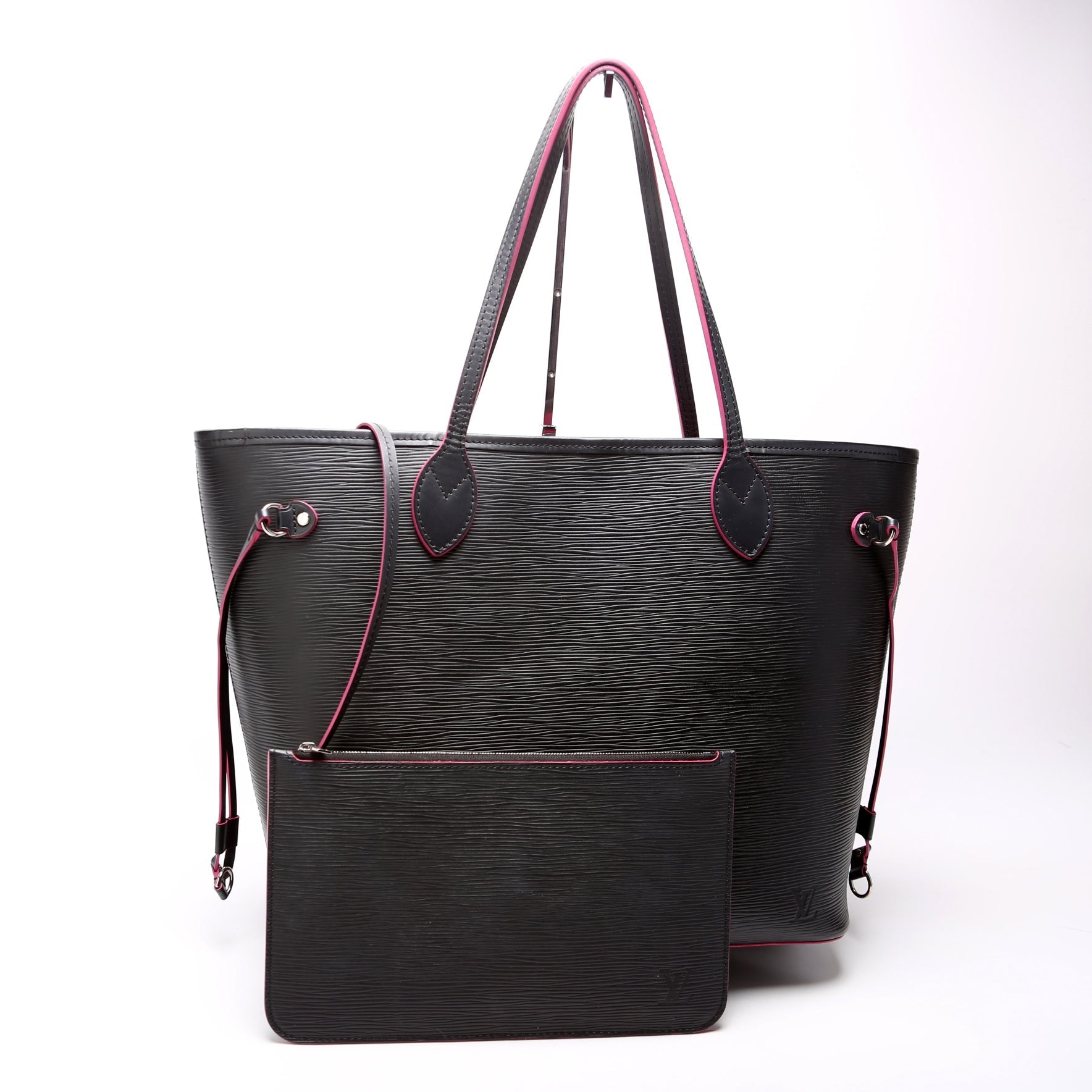 Louis Vuitton Neverfull w MM Epi Wallet Case Epi 11