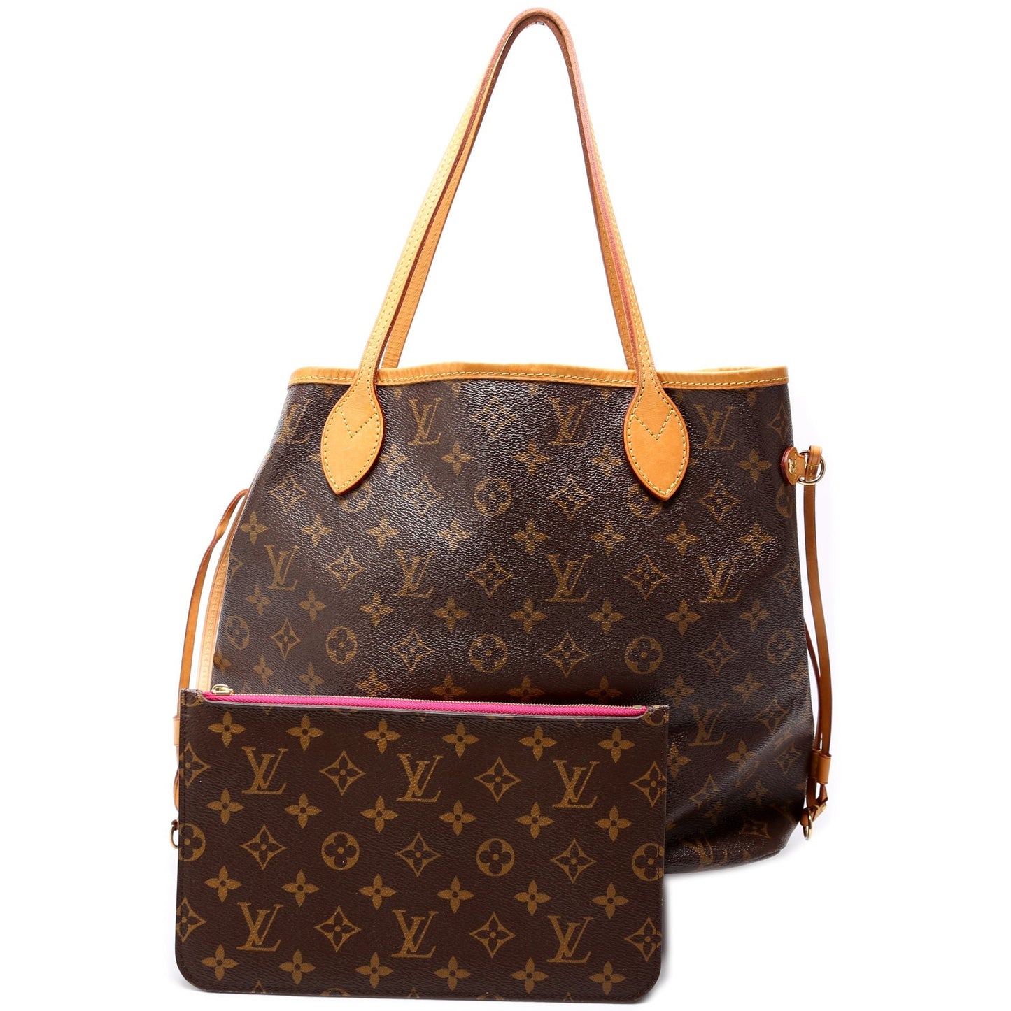 Louis Vuitton Neverfull W MM Monogram Wallet Case Monogram 36