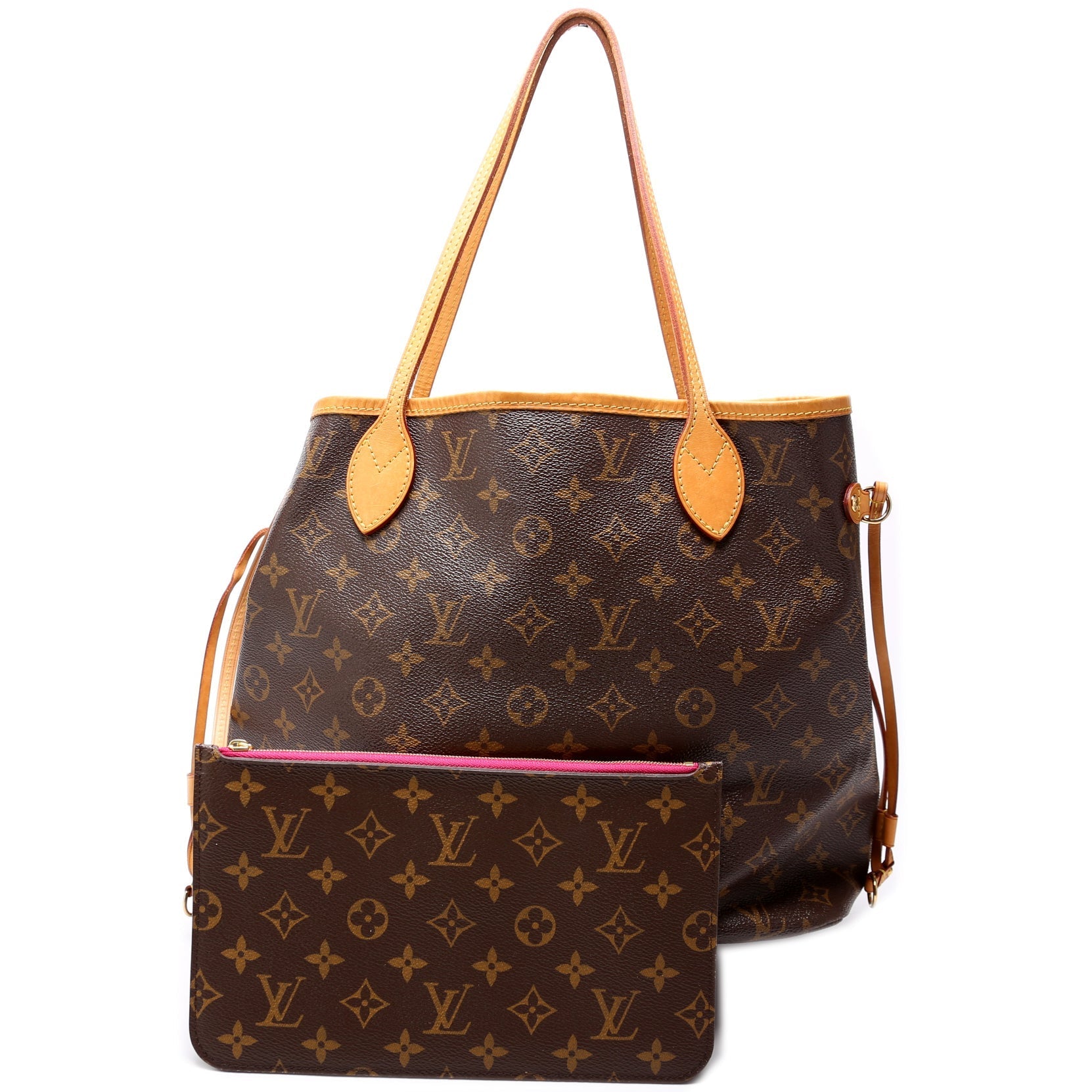 Louis Vuitton Neverfull W MM Monogram Wallet Case Monogram 36