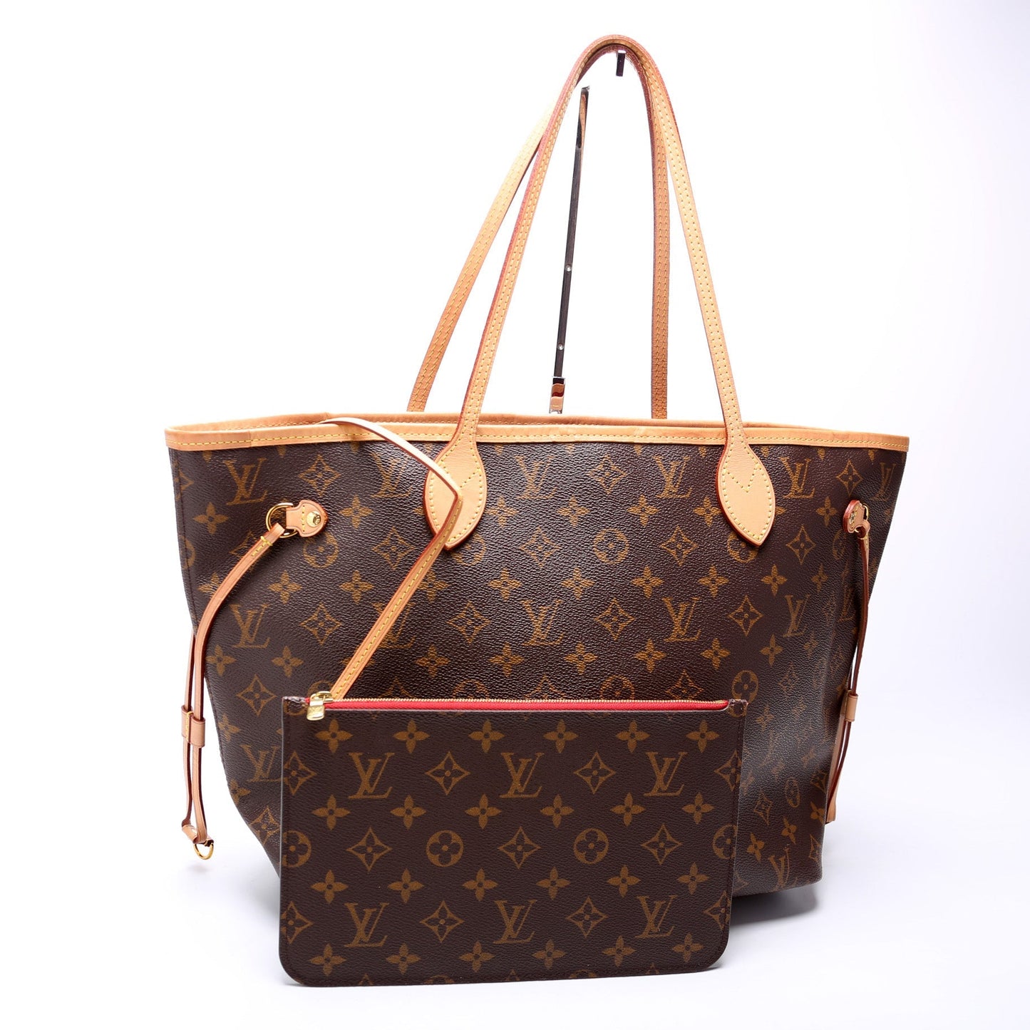 Louis Vuitton Neverfull w MM Monogram Wallet Case Monogram 37