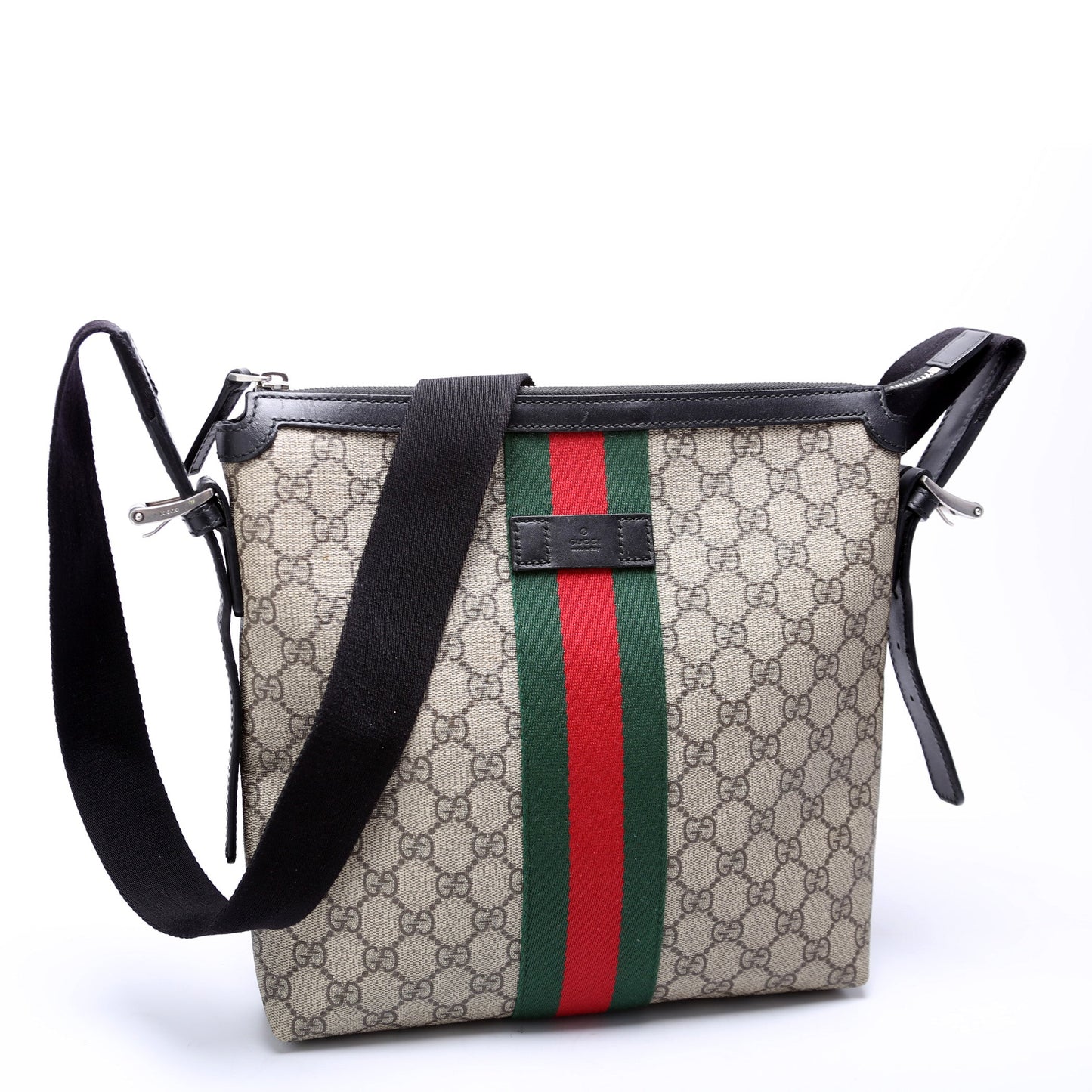 Gucci GG Supreme Web Messenger Travel Bag Messenger 2