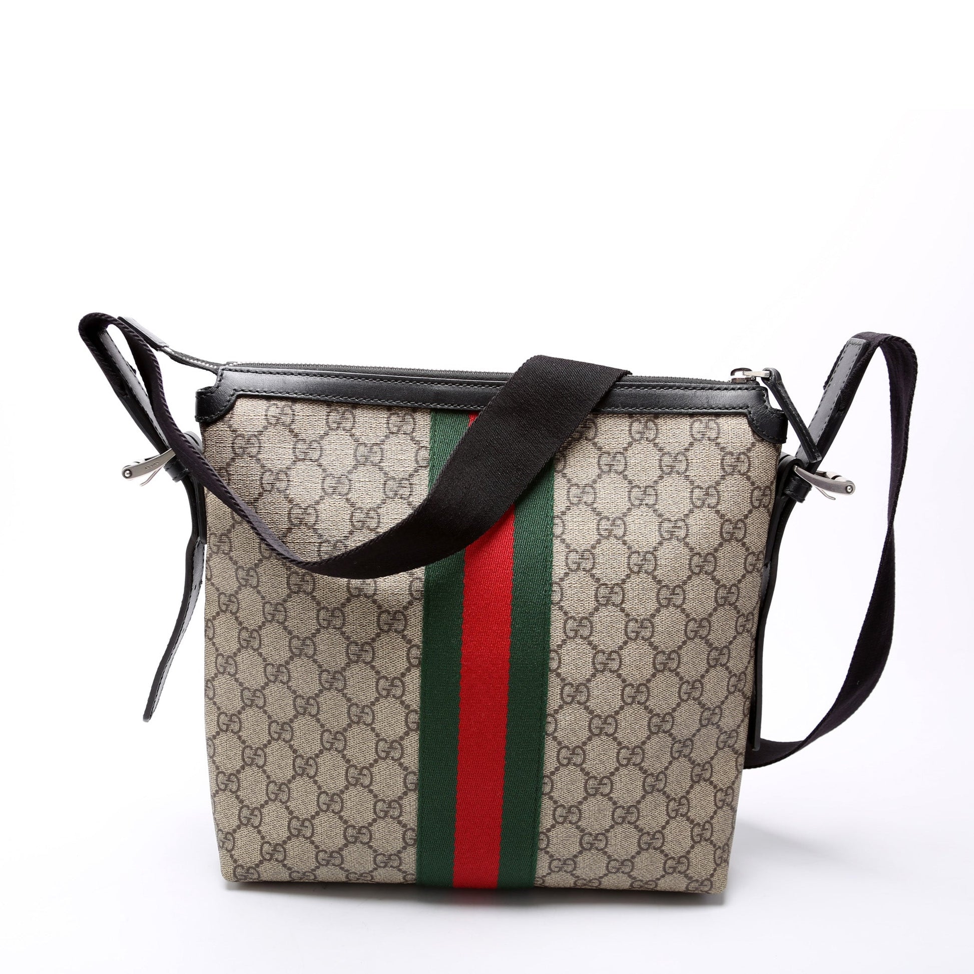 Gucci GG Supreme Web Messenger Travel Bag Messenger 2