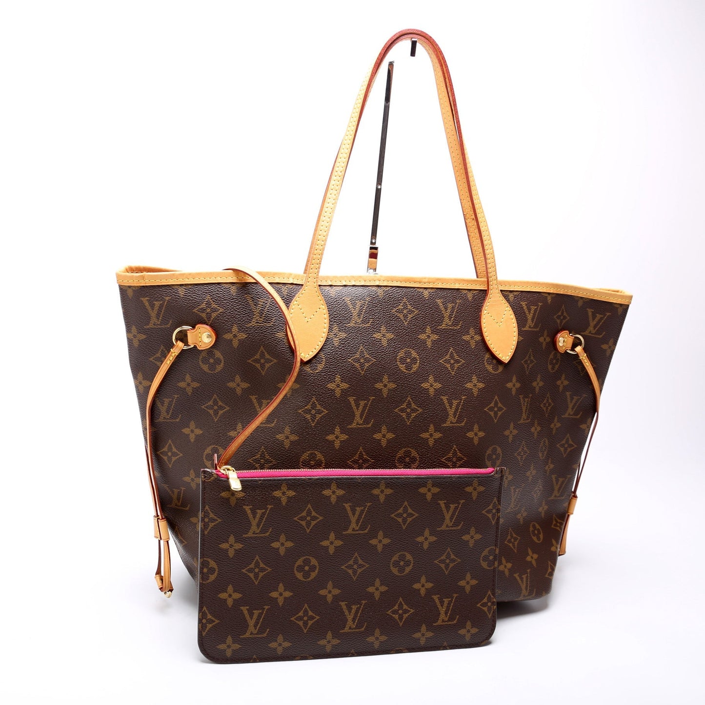 Louis Vuitton Neverfull w MM Monogram Wallet Case Monogram 38
