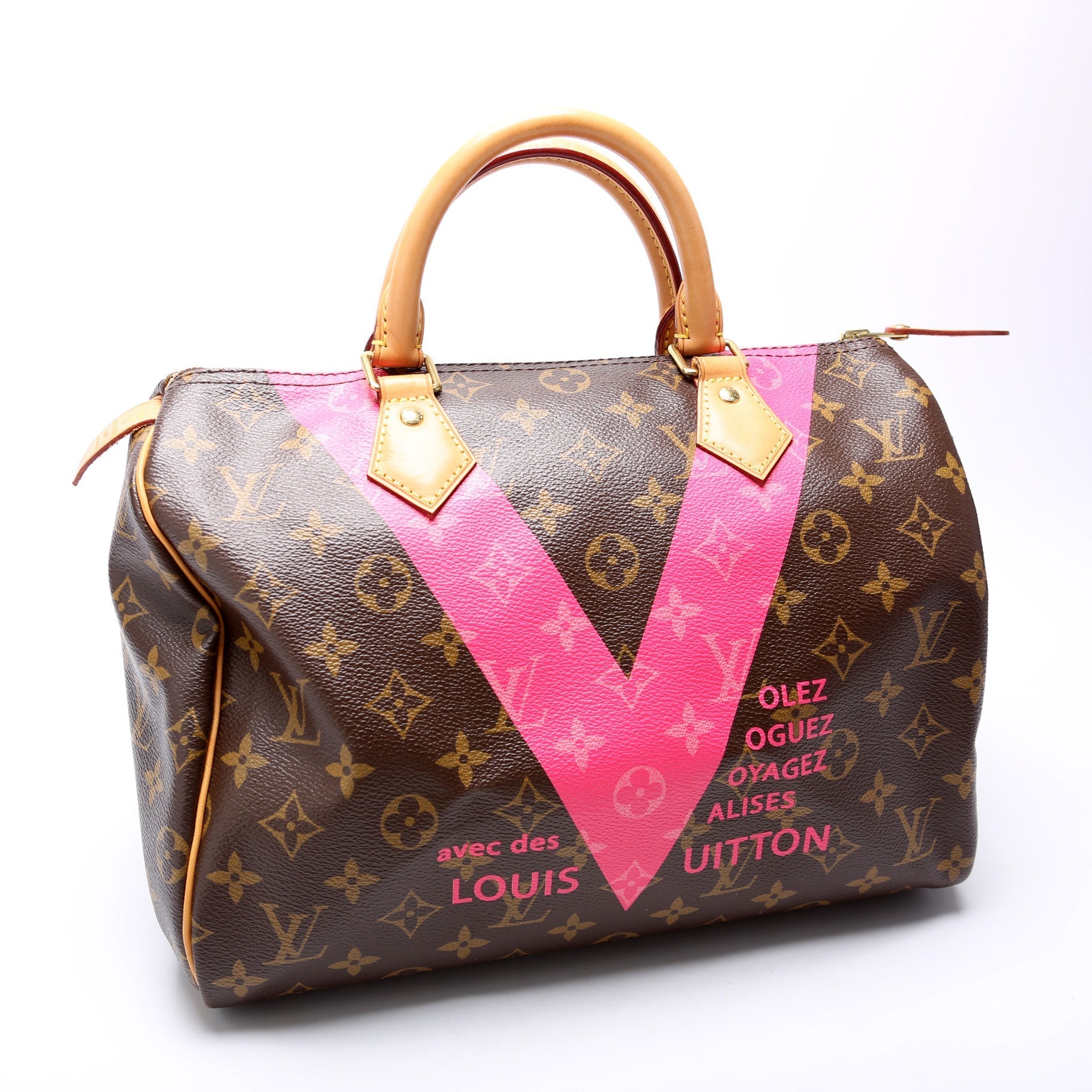 Louis Vuitton Speedy 30 Grenade V Monogram Handbag