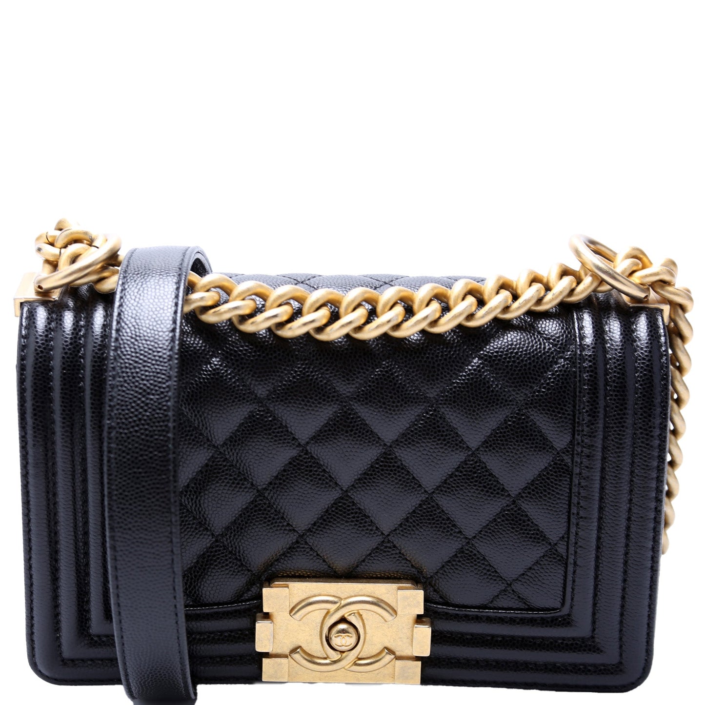 Chanel Boy Flap Caviar 29-31M Small Handbag