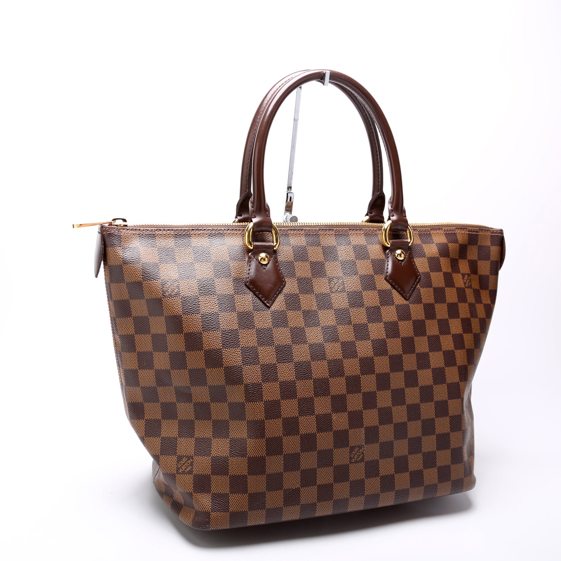 Louis Vuitton Saleya Ebene MM Damier Handbag Ebene 10
