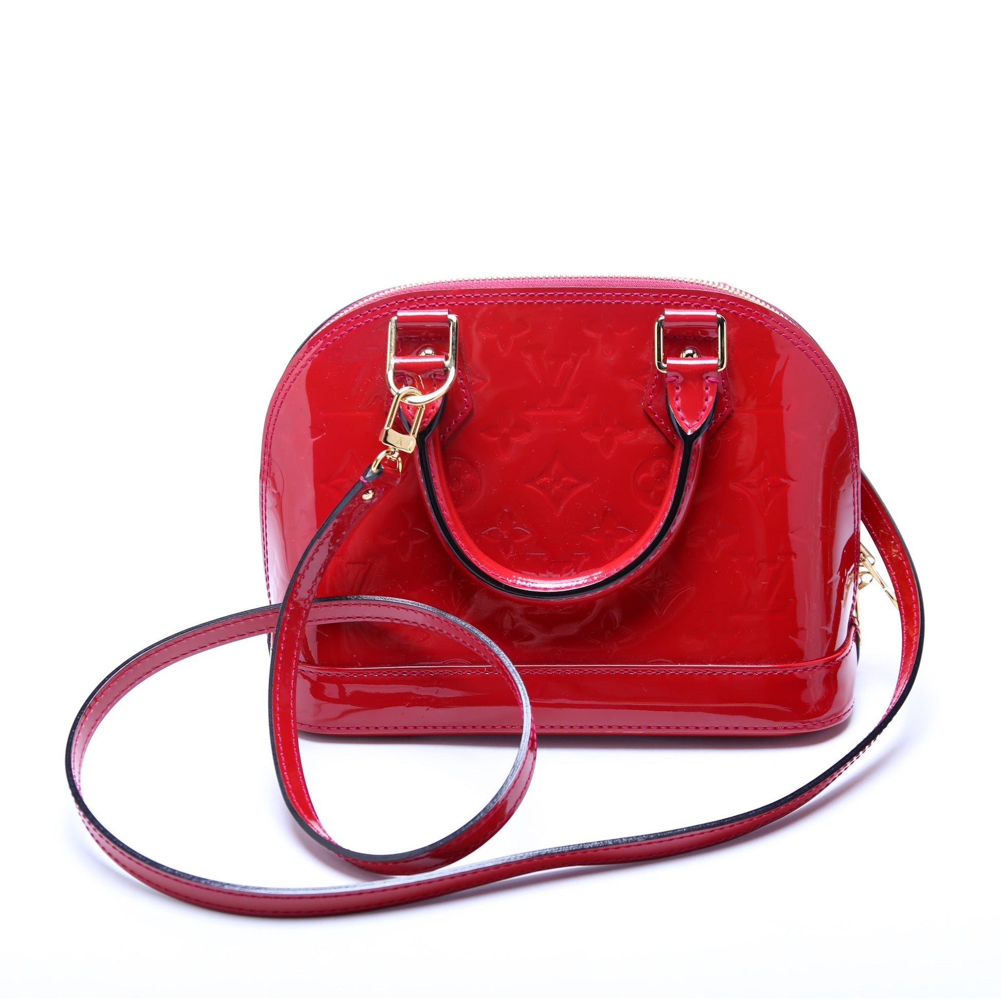 Louis Vuitton Alma BB Vernis Handbag Vernis 5
