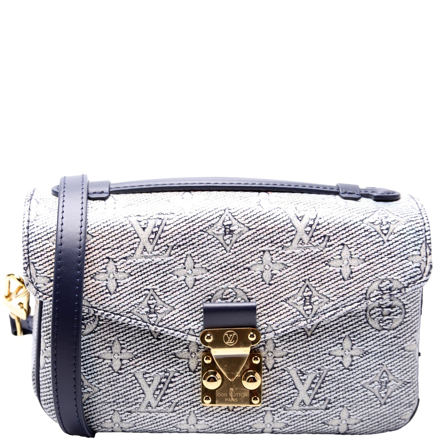 Louis Vuitton Pochette Metis East West Monoglam Clutch Bag