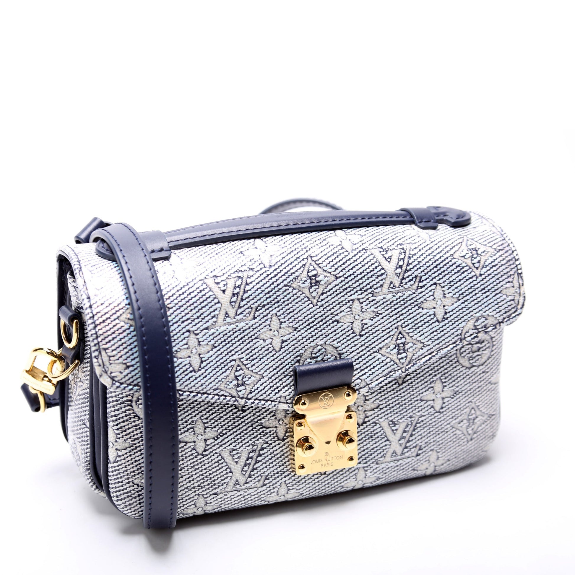 Louis Vuitton Pochette Metis East West Monoglam Clutch Bag