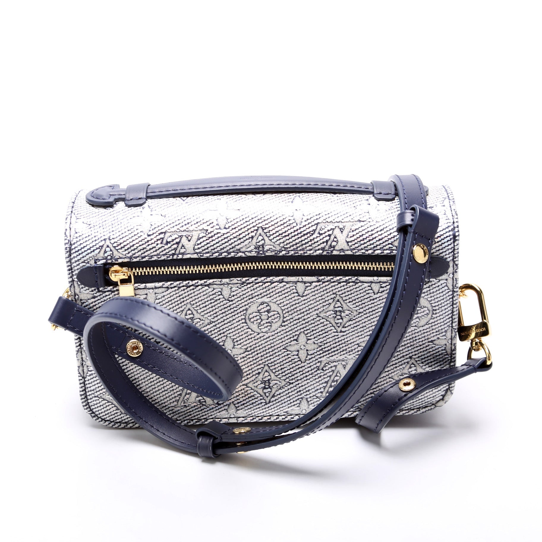 Louis Vuitton Pochette Metis East West Monoglam Clutch Bag