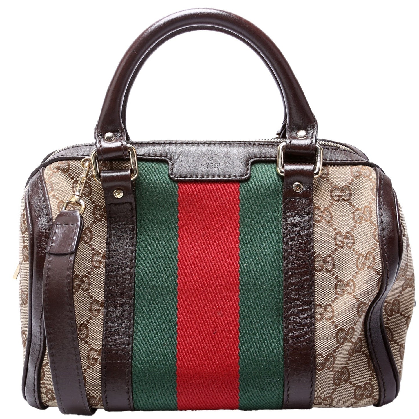 Gucci GG Boston Canvas Small Travel Bag