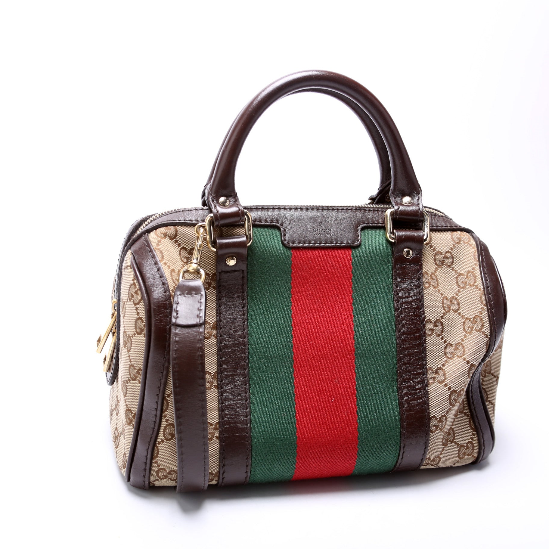 Gucci GG Boston Canvas Small Travel Bag