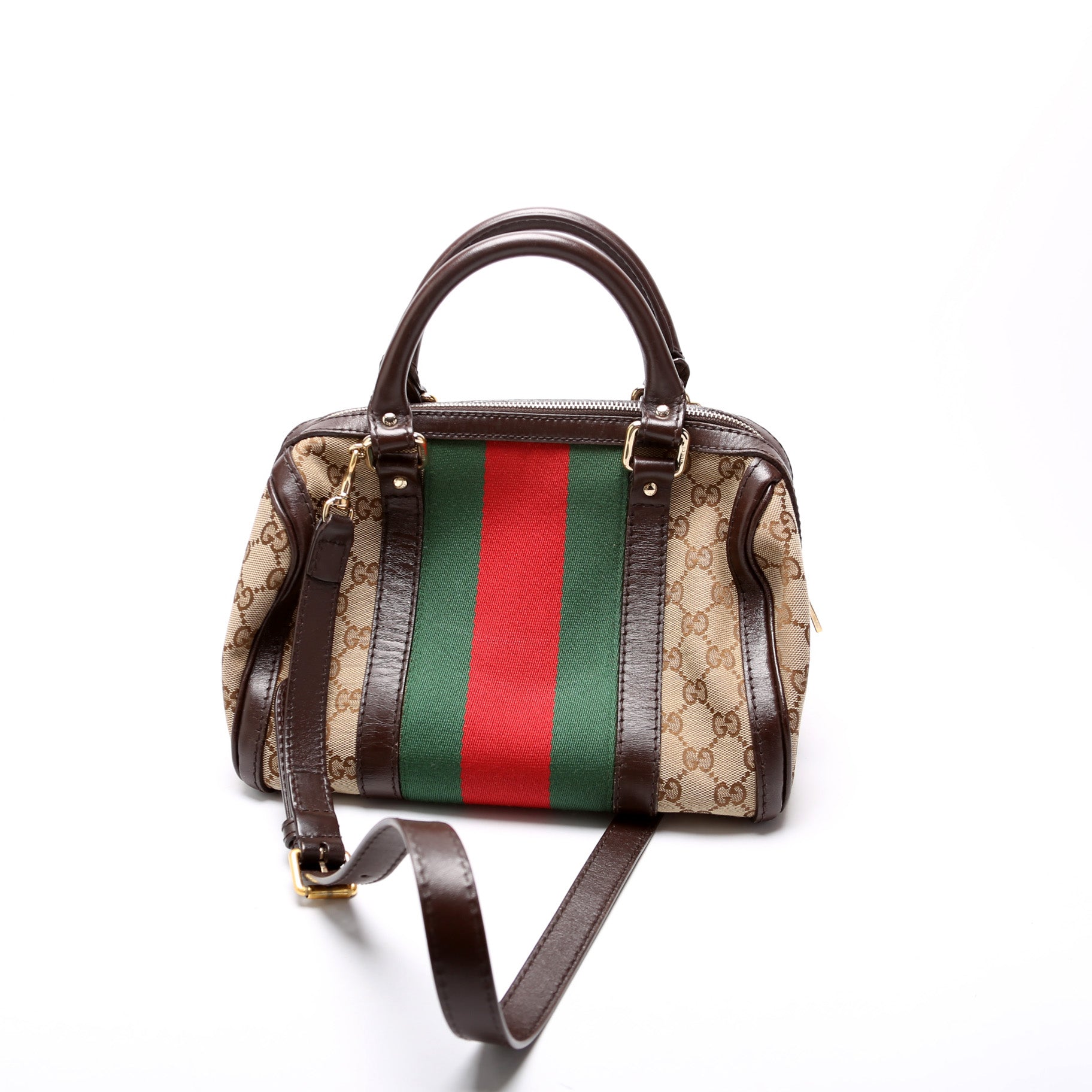 Gucci GG Boston Canvas Small Travel Bag