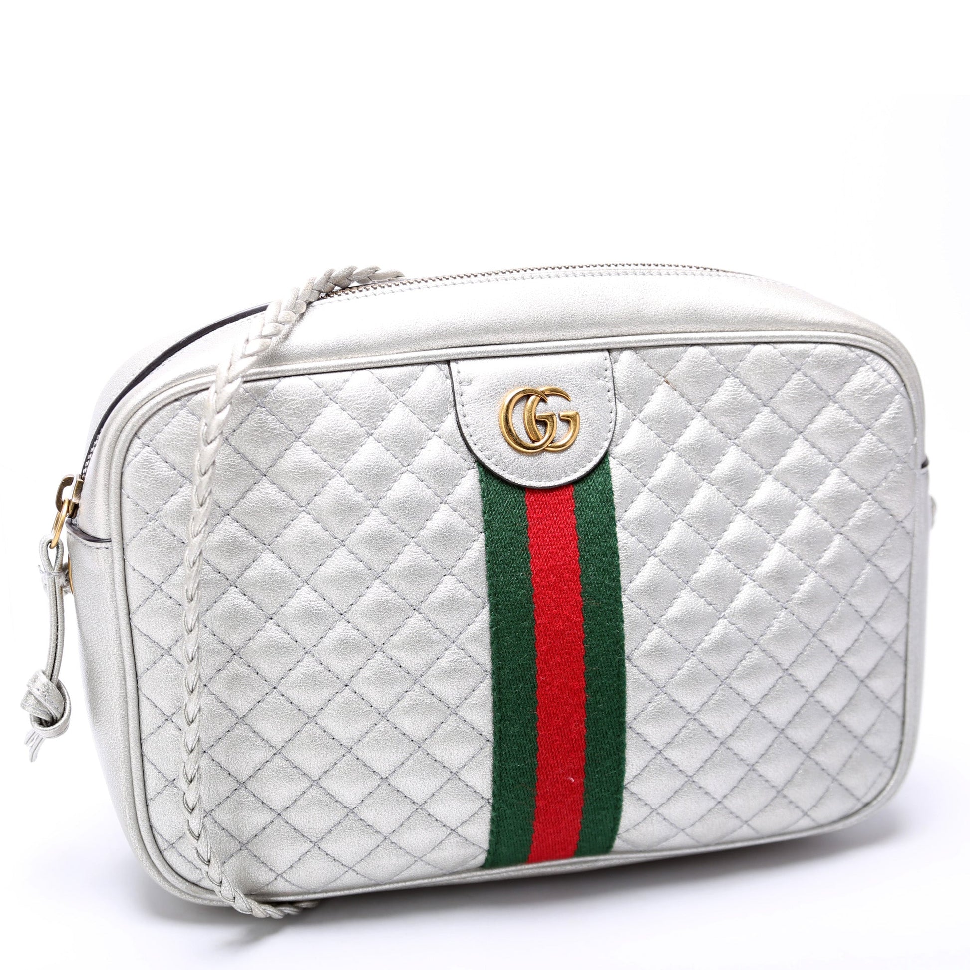 Gucci Trapuntata Leather Small Travel Bag