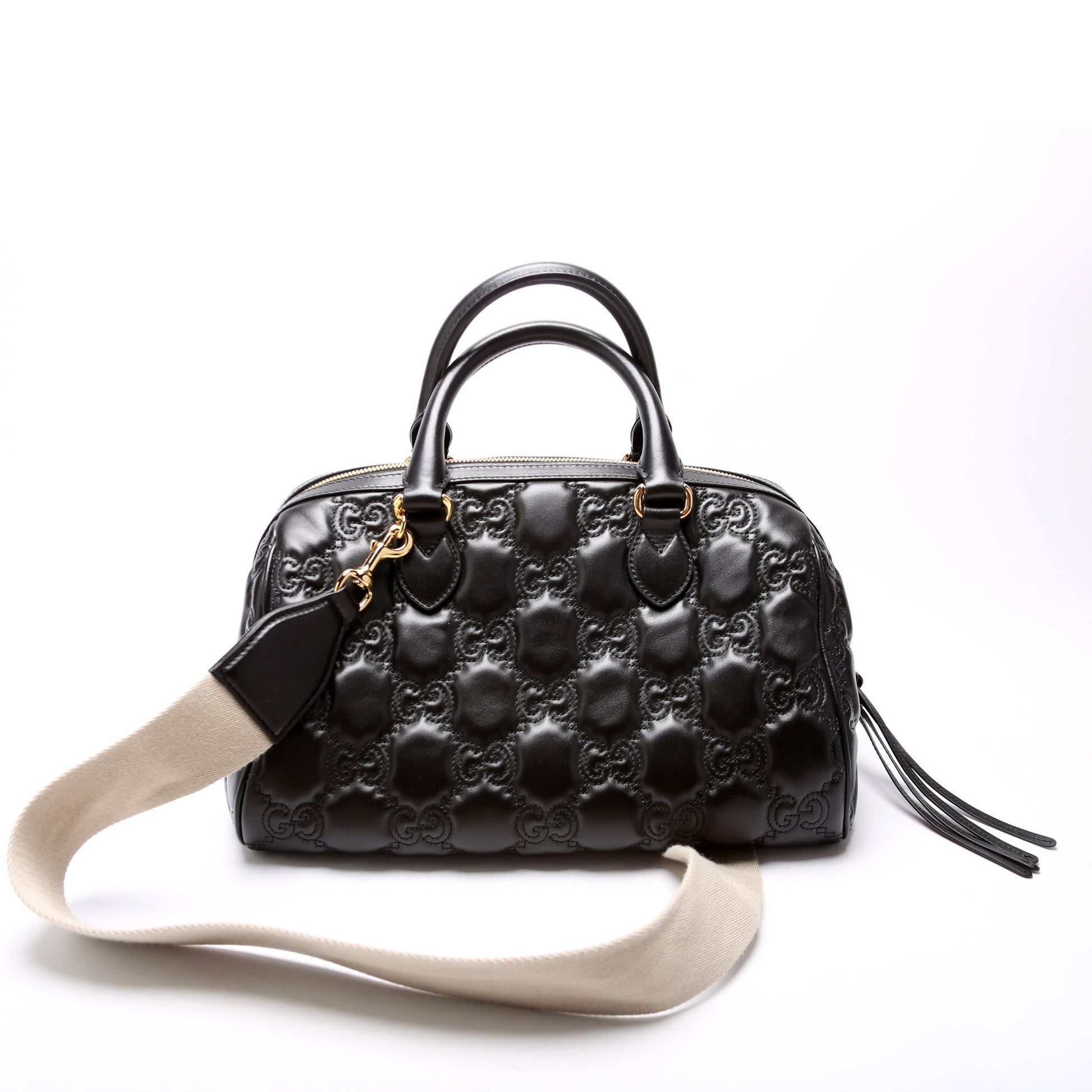 Gucci GG Bowler Matelasse Medium Travel Bag