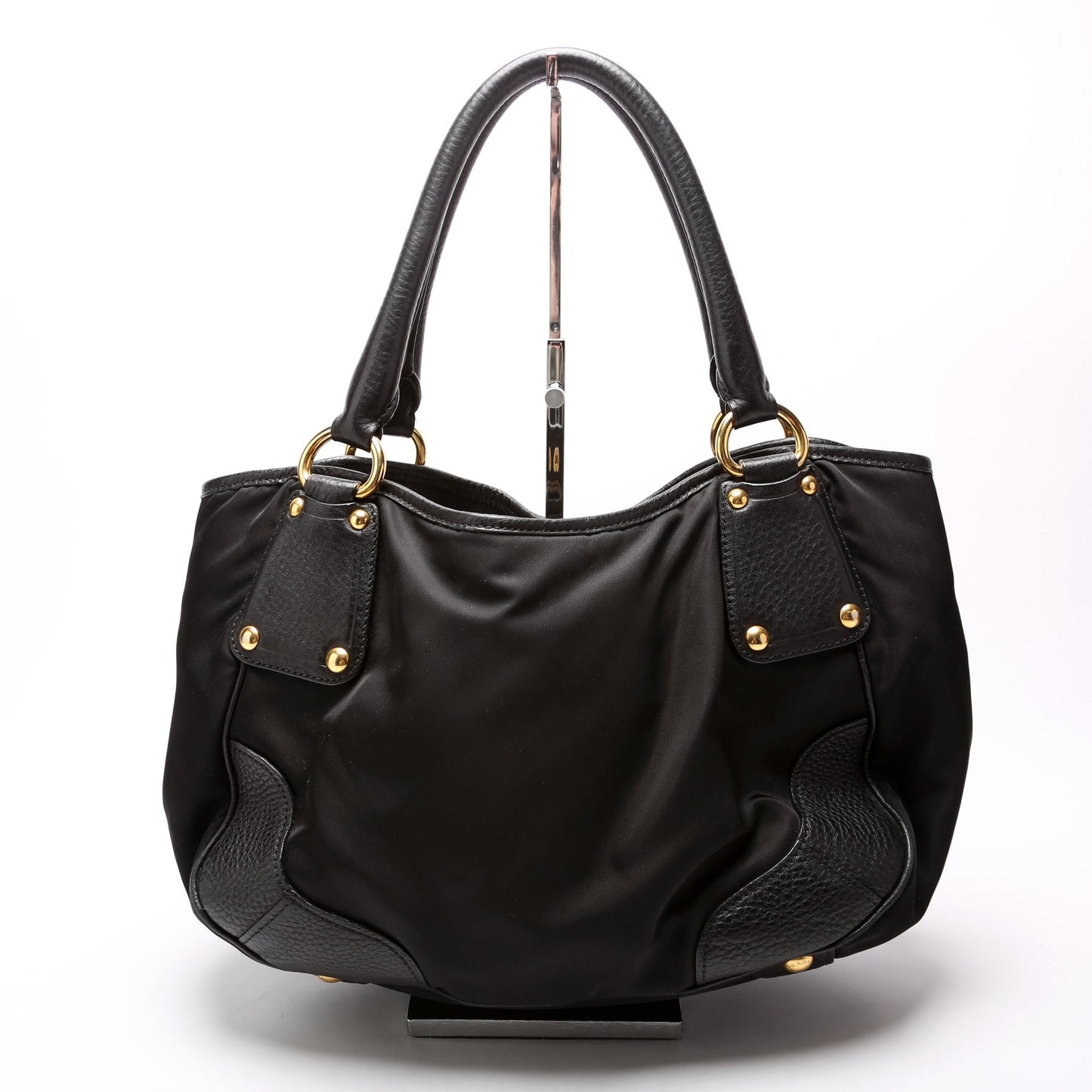 Prada Tessuto Vitello Daino Tote Bag