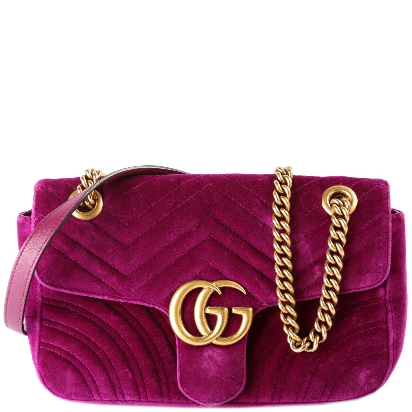 Gucci Marmont Velvet Small Flap Shoulder Bag Small Flap