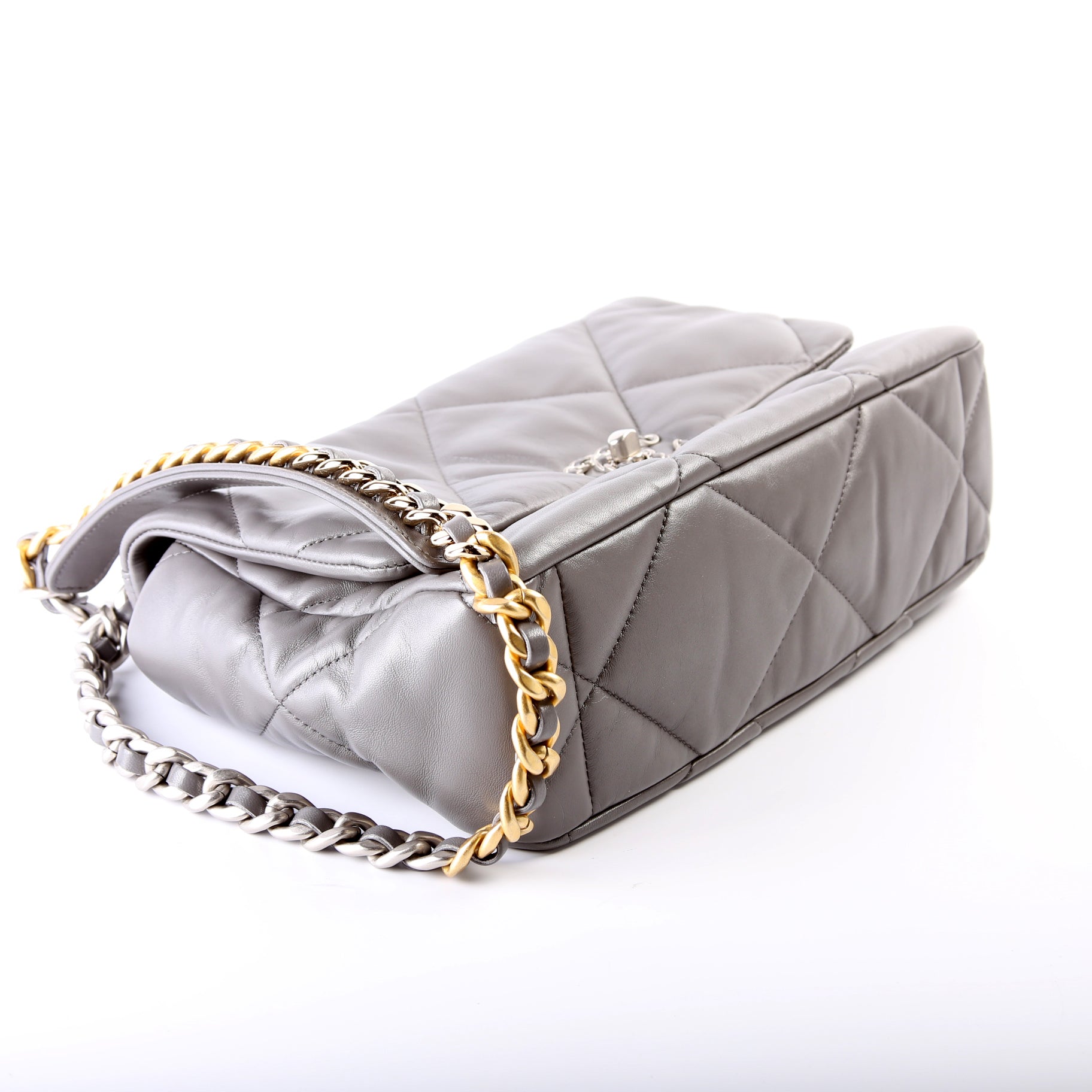 Chanel Quilted Goatskin 19 Flap 32+M Handbag M 1