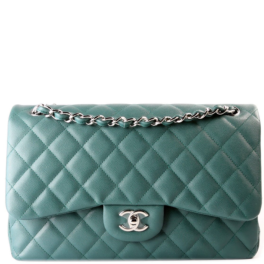 Chanel Classic Flap Jumbo Caviar 21-24M Handbag