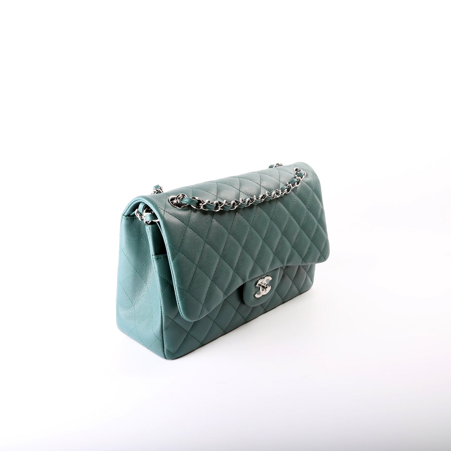 Chanel Classic Flap Jumbo Caviar 21-24M Handbag