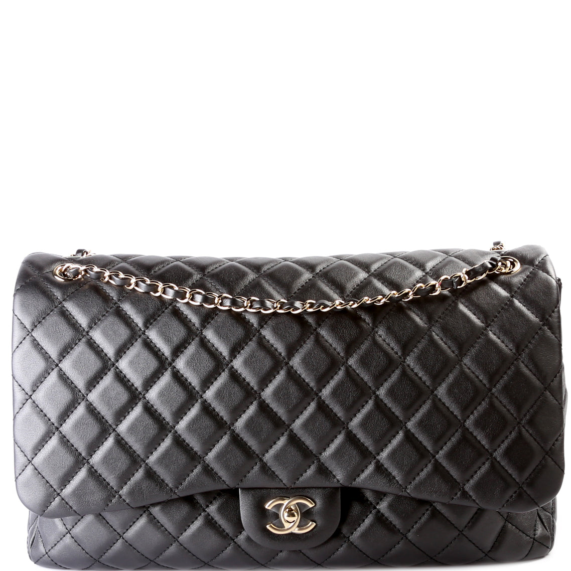 Chanel XXL Flap Quilted Calfskin 28M Small Travel Bag