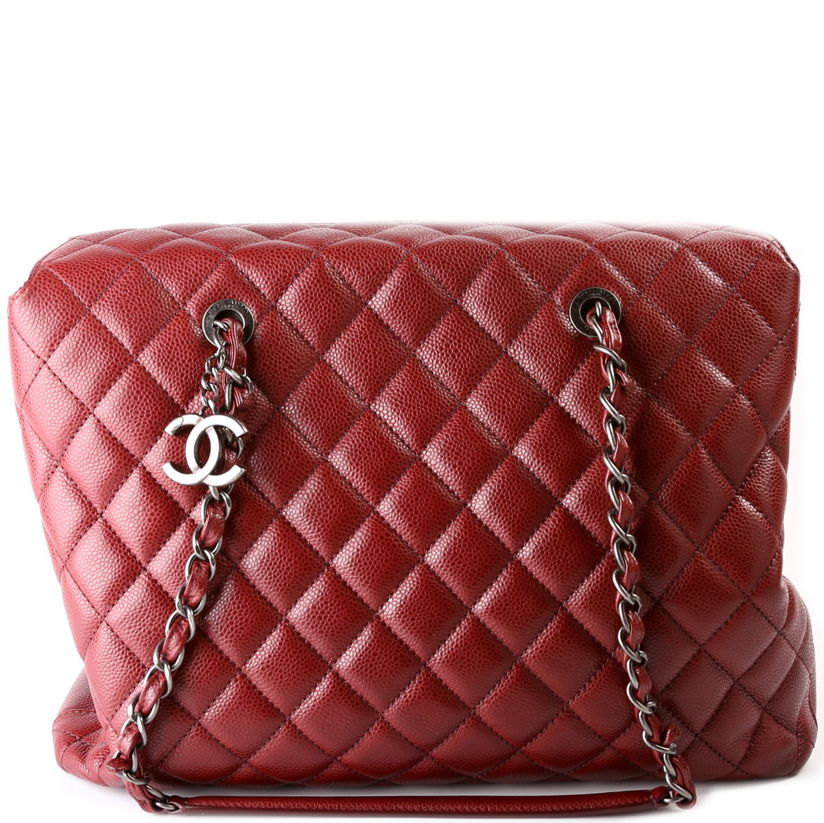 Chanel City Shopping Caviar 21M Tote Bag