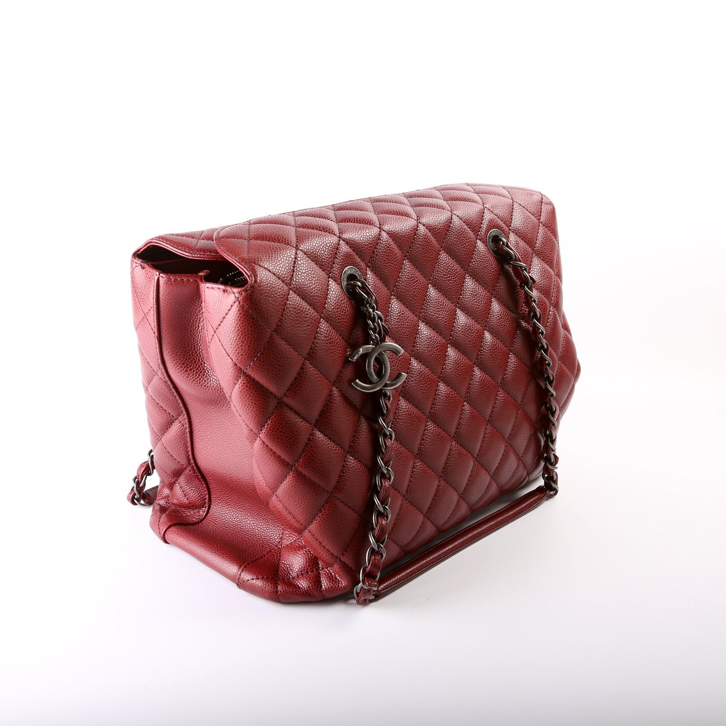 Chanel City Shopping Caviar 21M Tote Bag