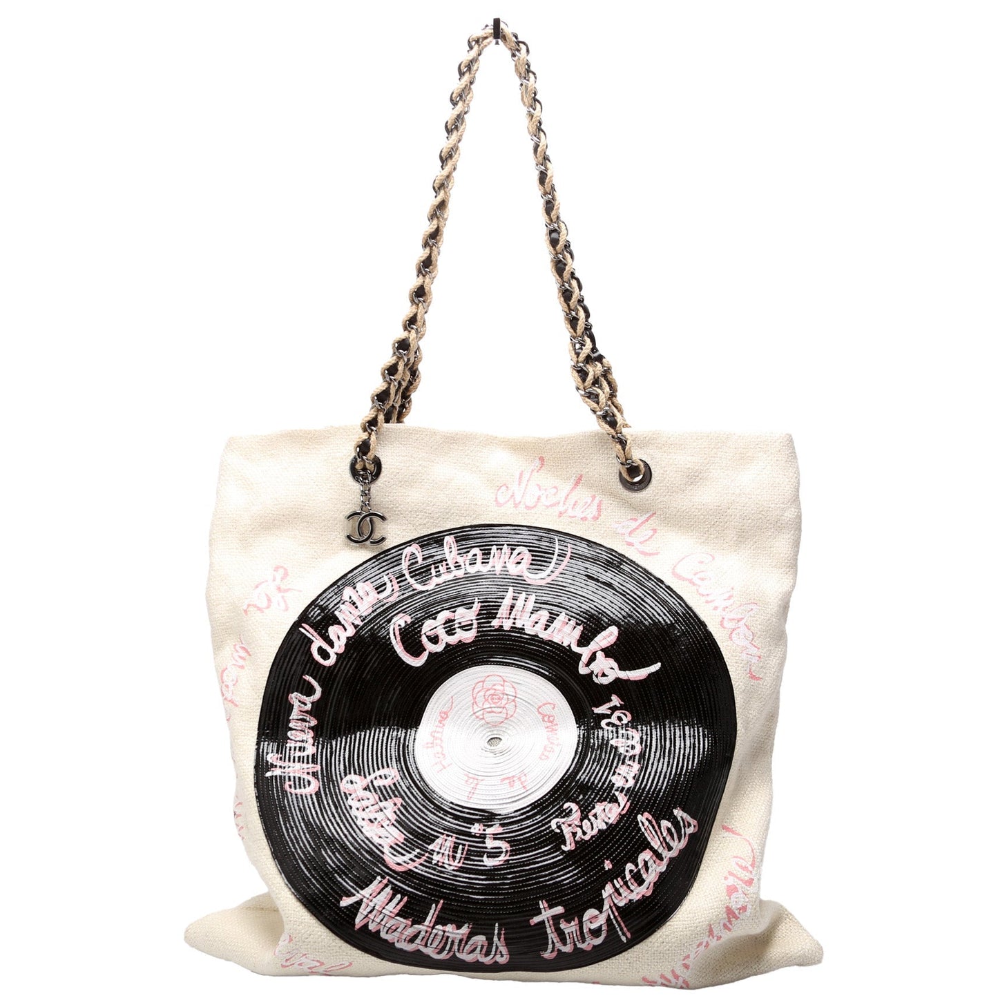 Chanel Paris-Cuba Shopping 23M Canvas Tote Bag