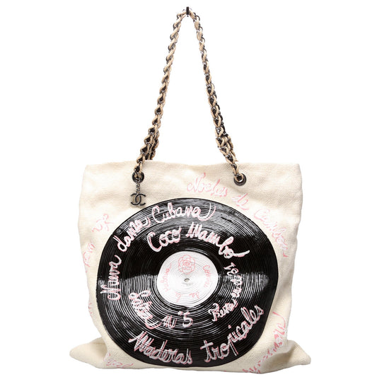 Chanel Paris-Cuba Shopping 23M Canvas Tote Bag
