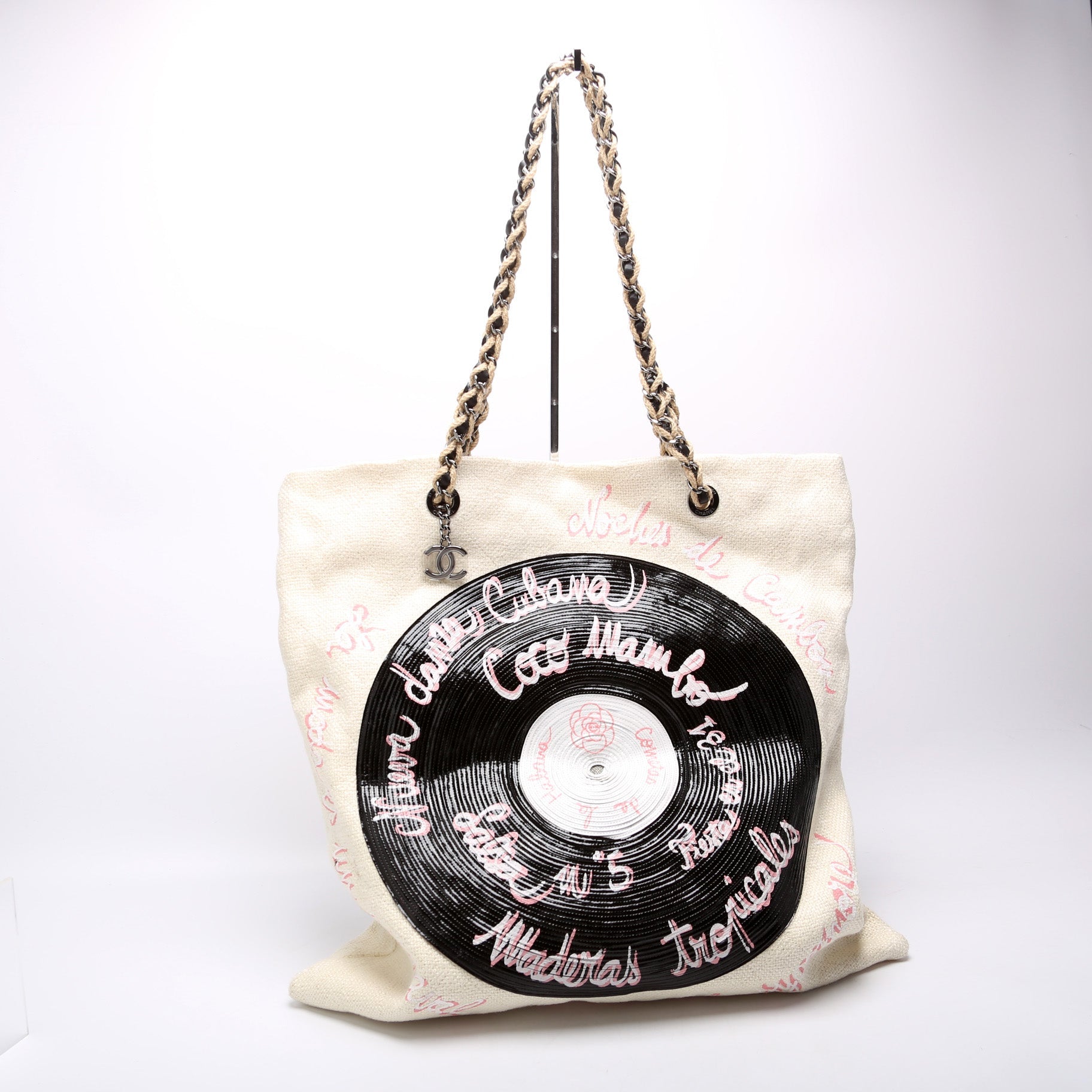 Chanel Paris-Cuba Shopping 23M Canvas Tote Bag