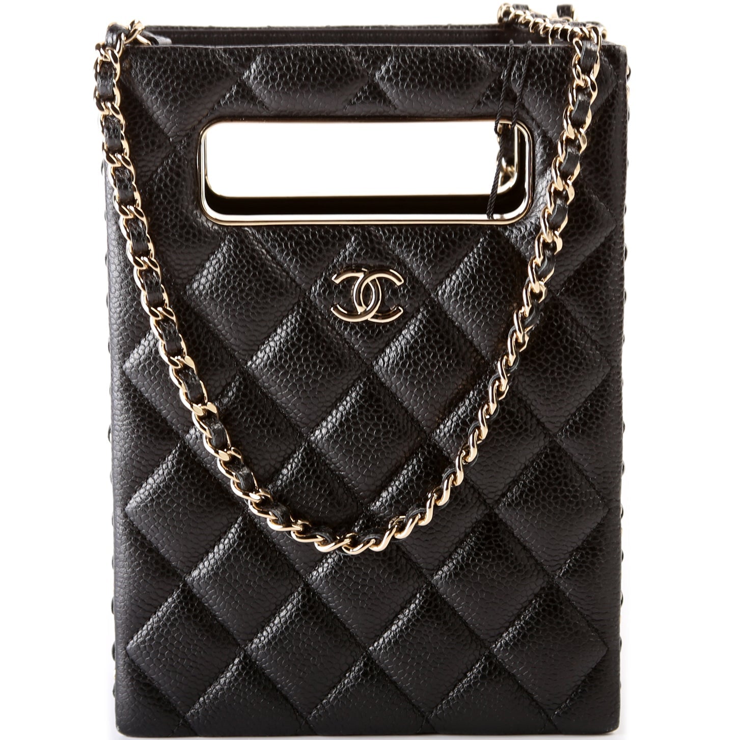 Chanel Box Evening Caviar RFID Handbag