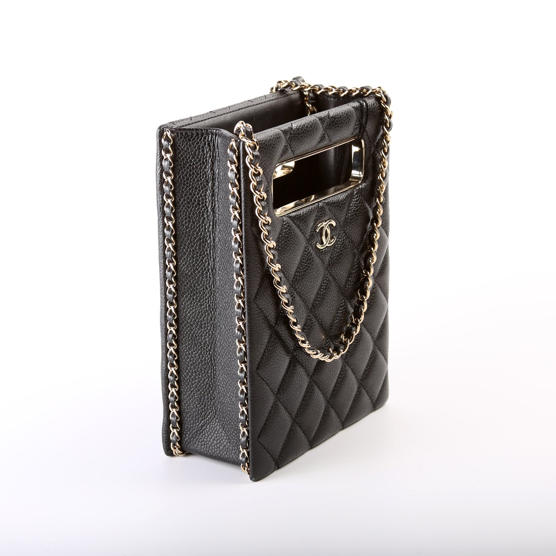Chanel Box Evening Caviar RFID Handbag