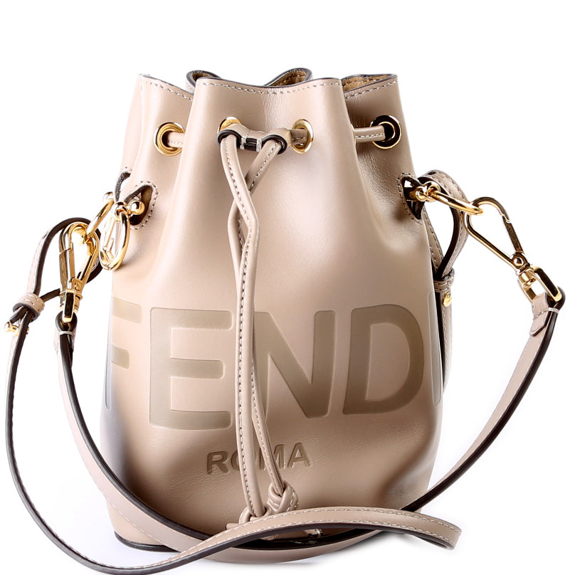 Fendi Mon Tresor Ff Bag Leather Mini Bucket Bucket Bag Leather Ff 2
