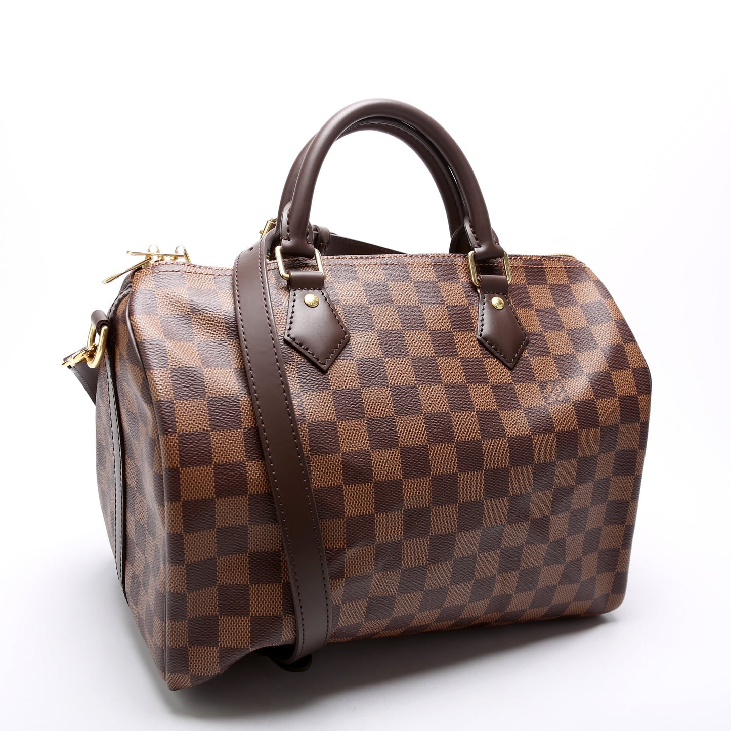 Louis Vuitton Speedy 30 Bandouliere Ebene Damier Handbag Ebene 26