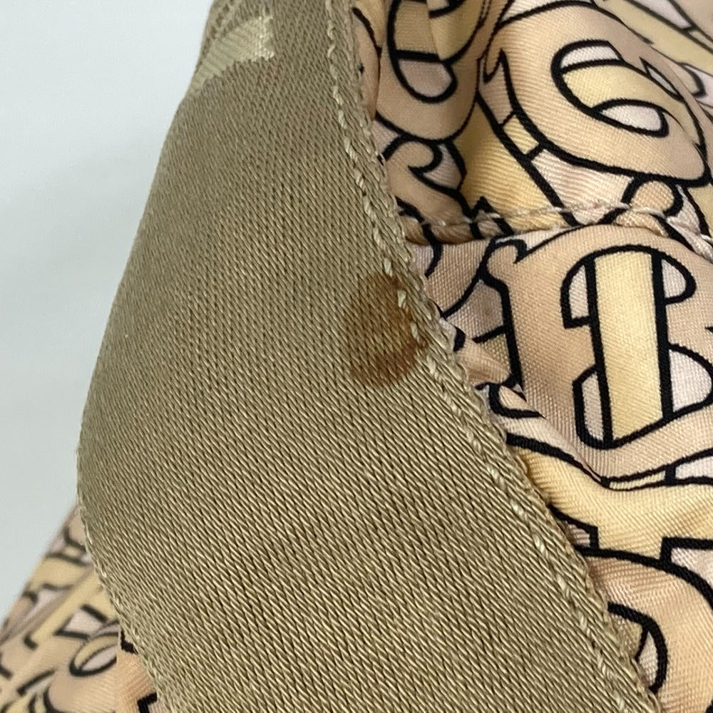 Burberry Sling Bag Tb Mens Nylon Monogram Beige Crossbody Bag