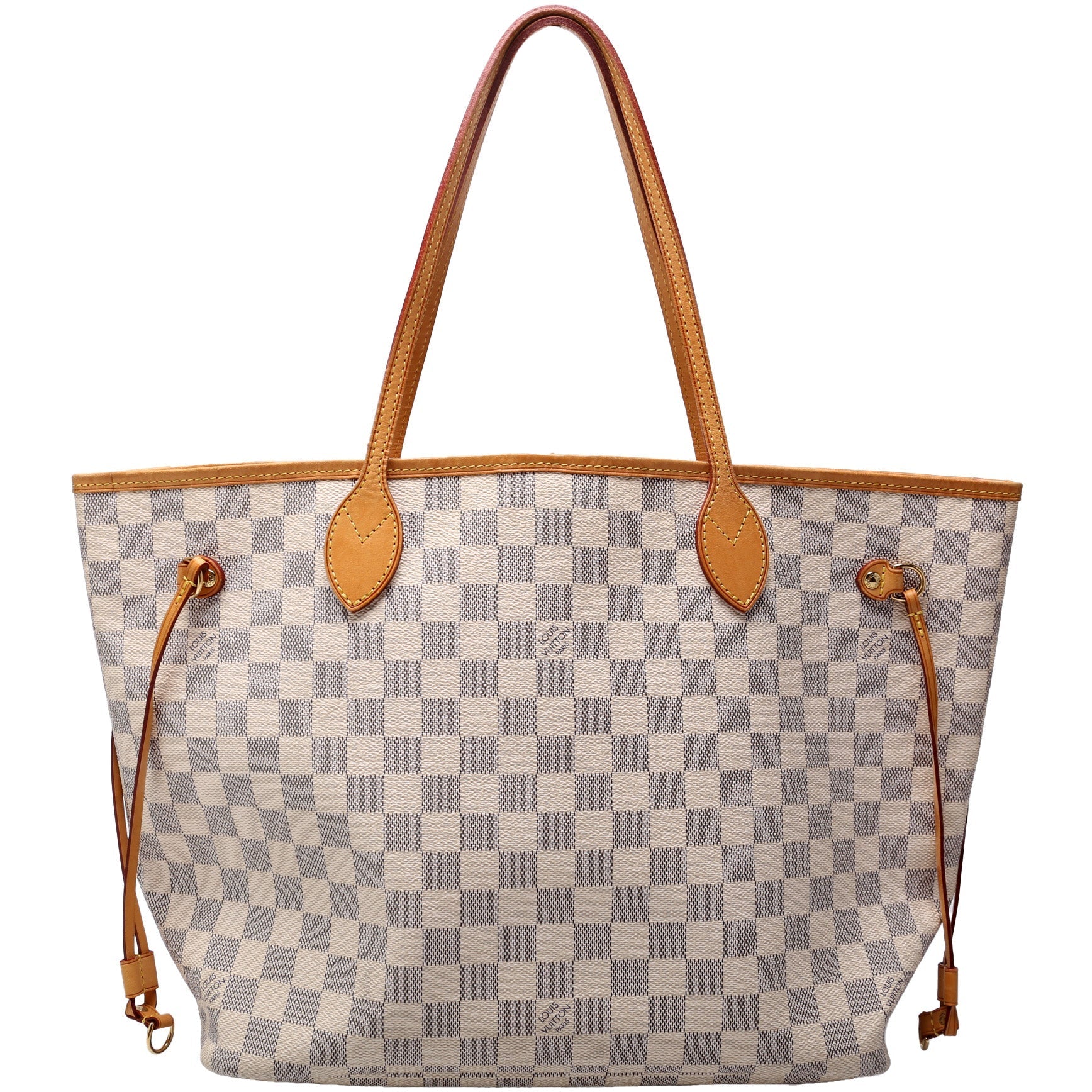 Louis Vuitton Neverfull MM Azur Damier Tote Bag Azur 35