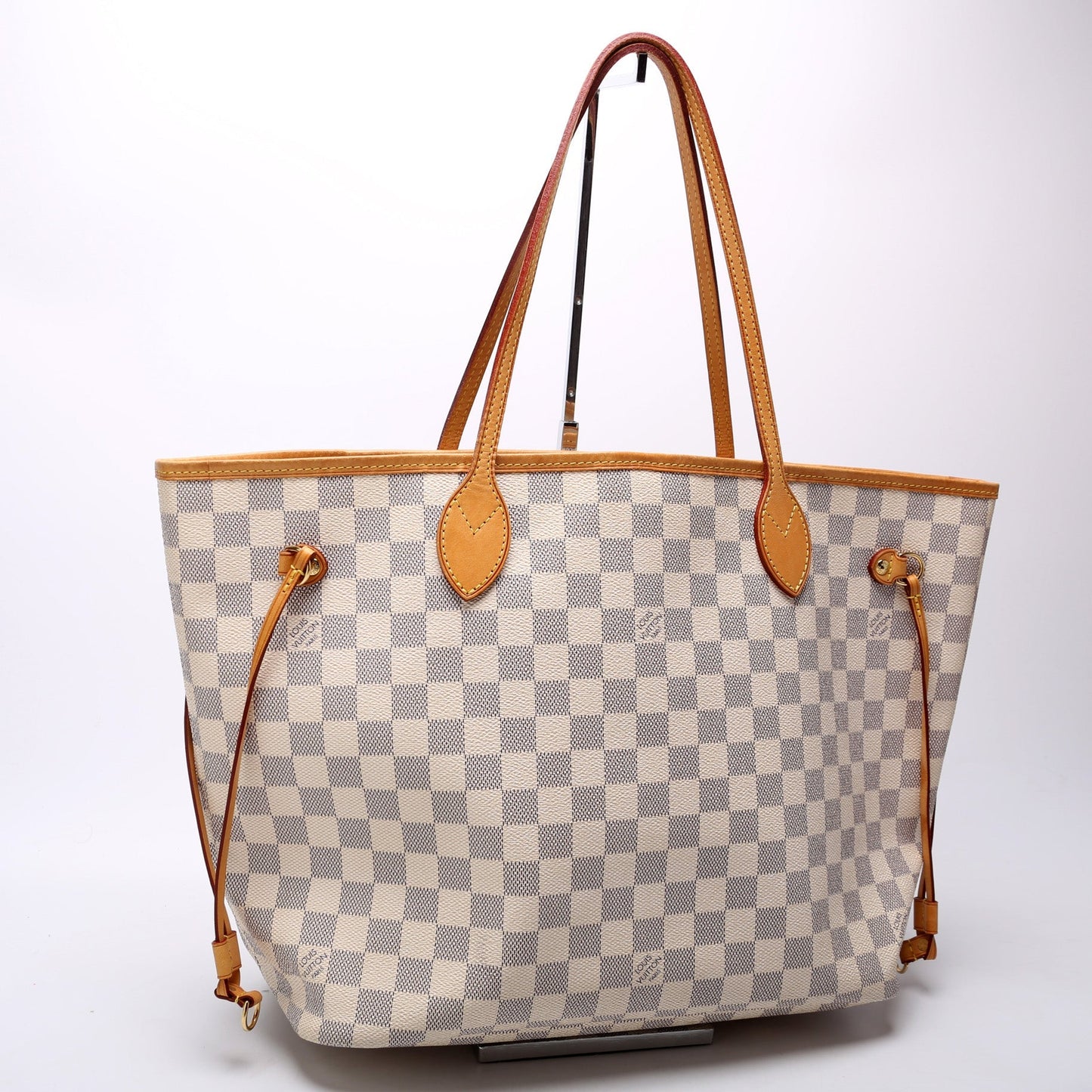 Louis Vuitton Neverfull MM Azur Damier Tote Bag Azur 35