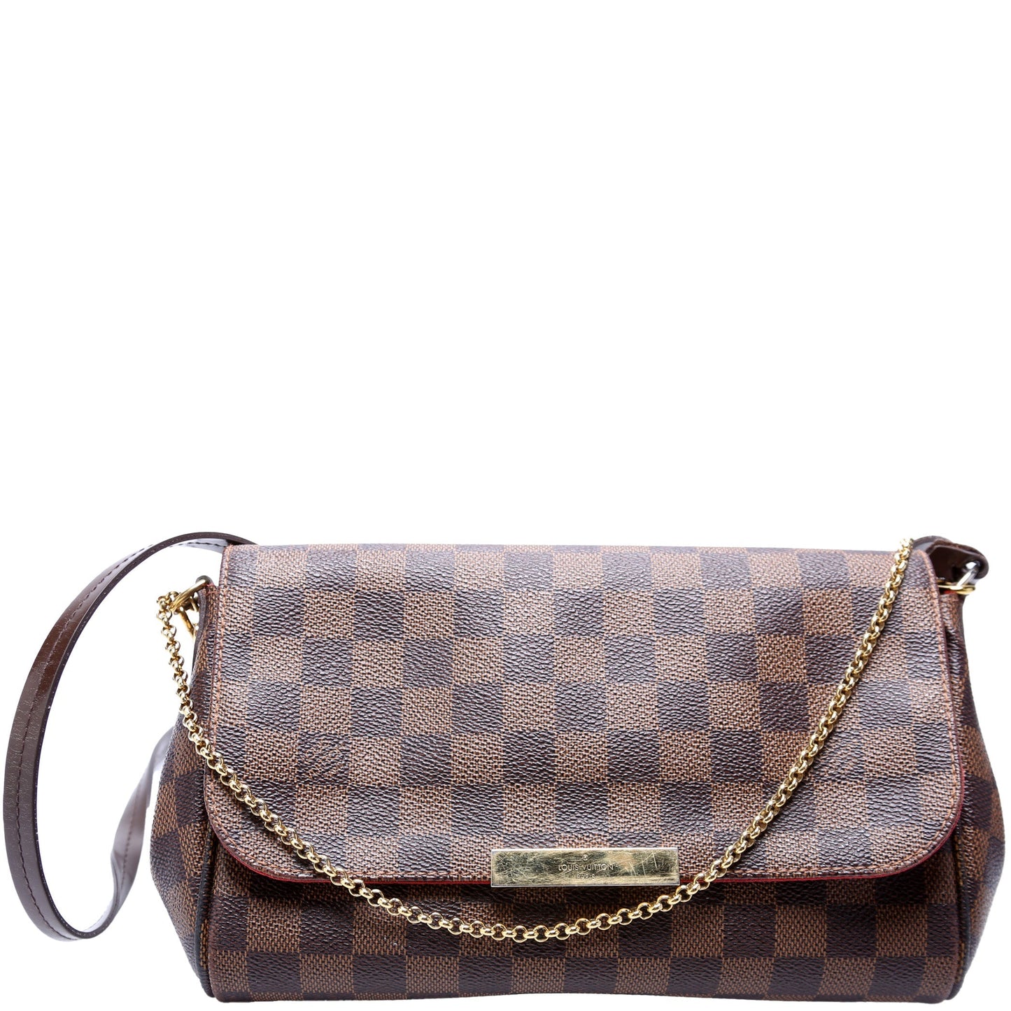 Louis Vuitton Favorite MM Ebene Damier Handbag Ebene 22