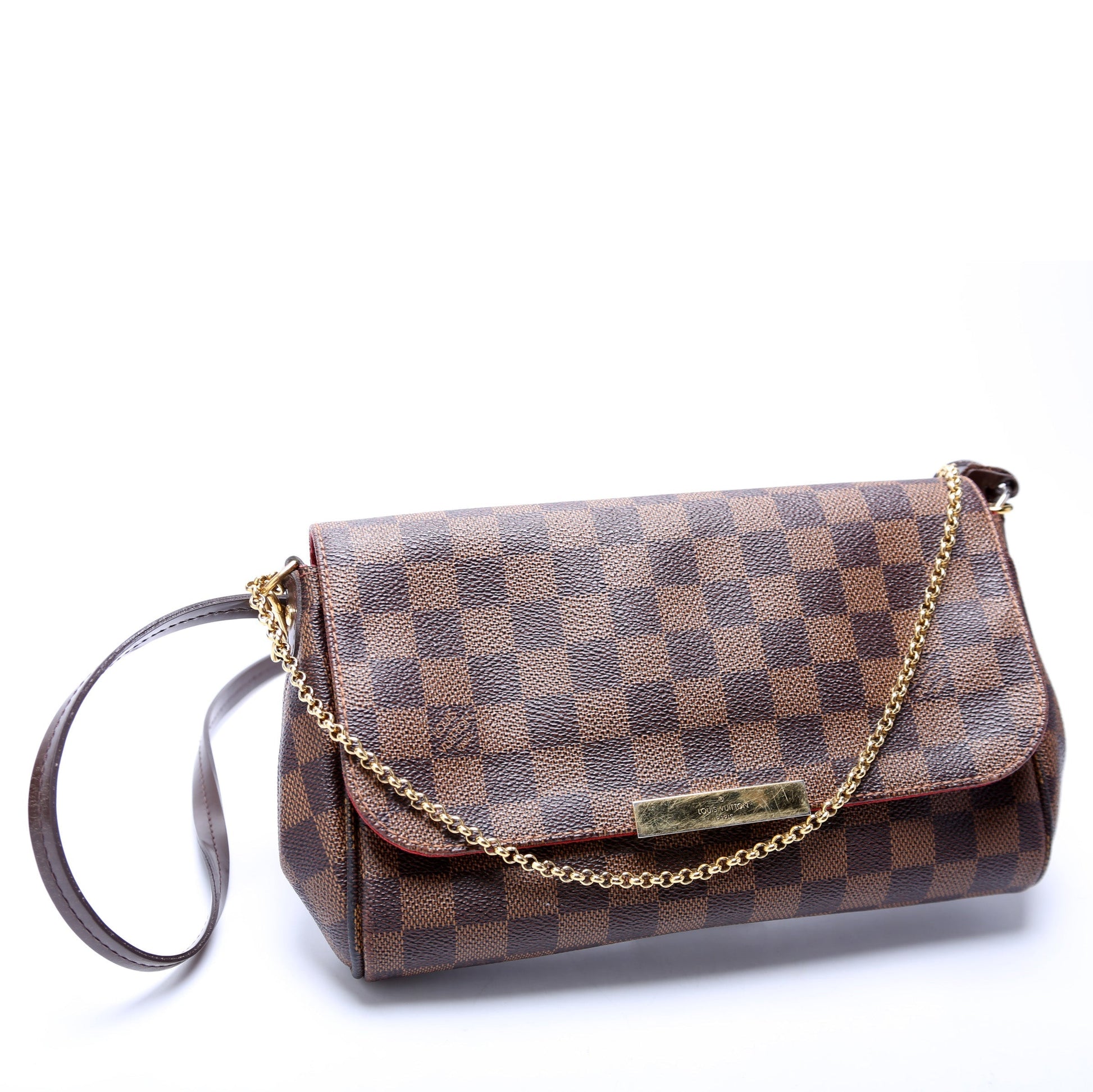 Louis Vuitton Favorite MM Ebene Damier Handbag Ebene 22