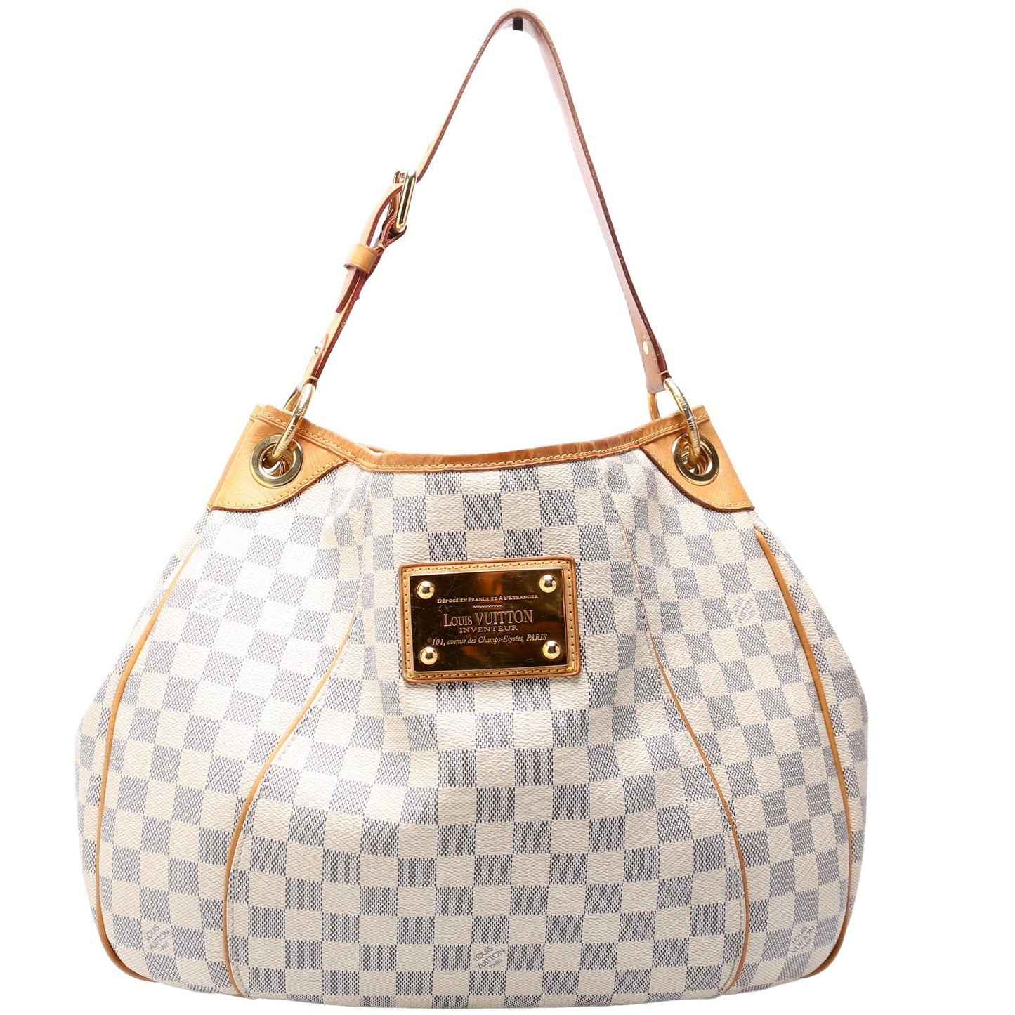 Louis Vuitton Galliera PM Azur Damier Handbag Azur 5