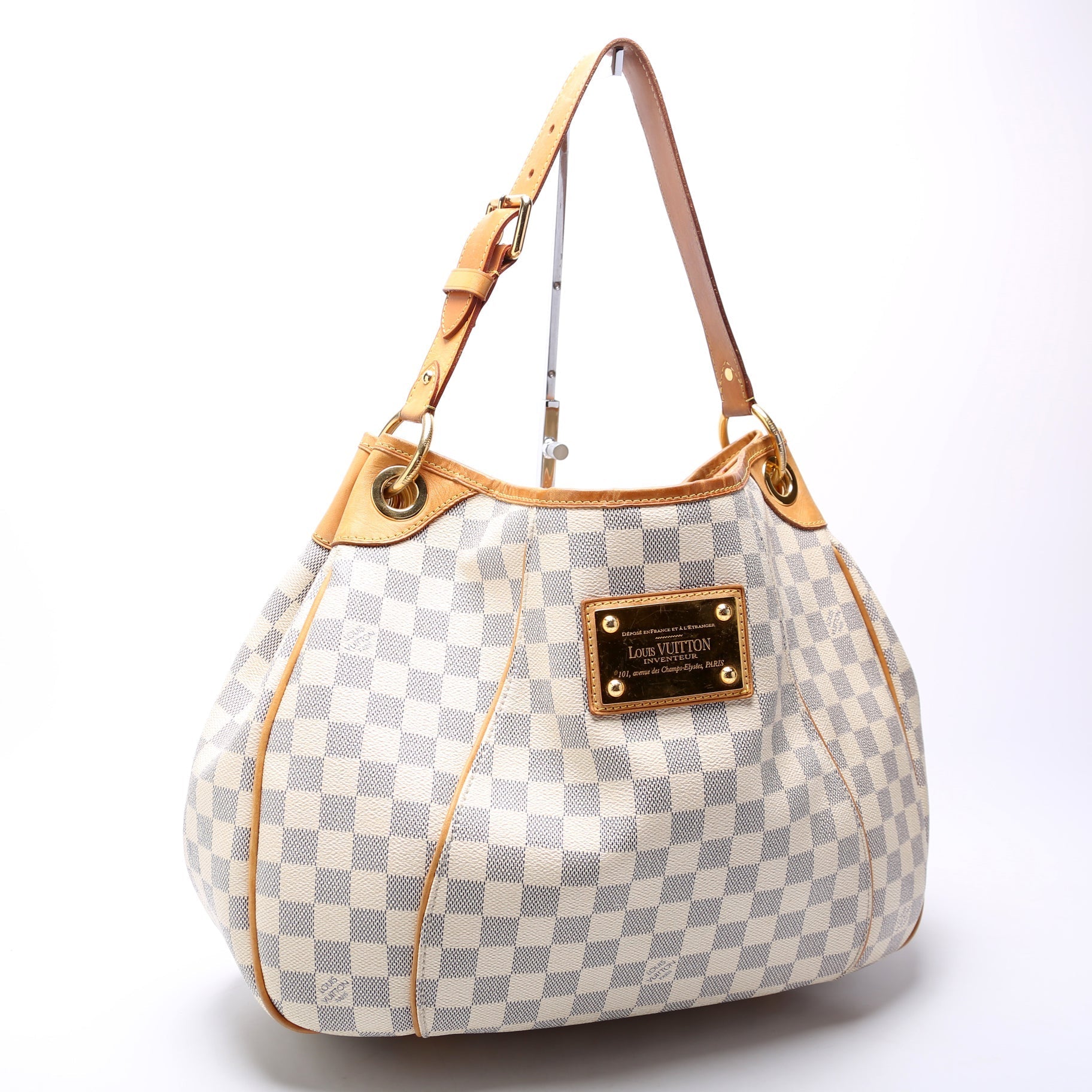 Louis Vuitton Galliera PM Azur Damier Handbag Azur 5