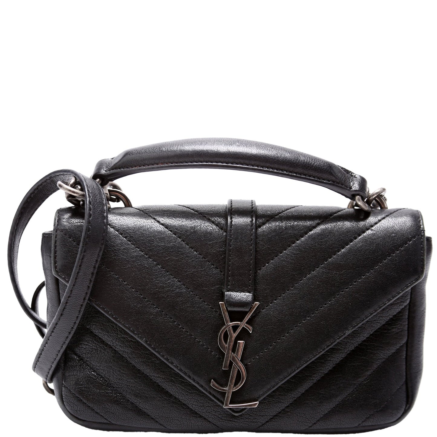 YSL Saint Laurent Saint Laurent College Wallet Bag Chain Travel Bag
