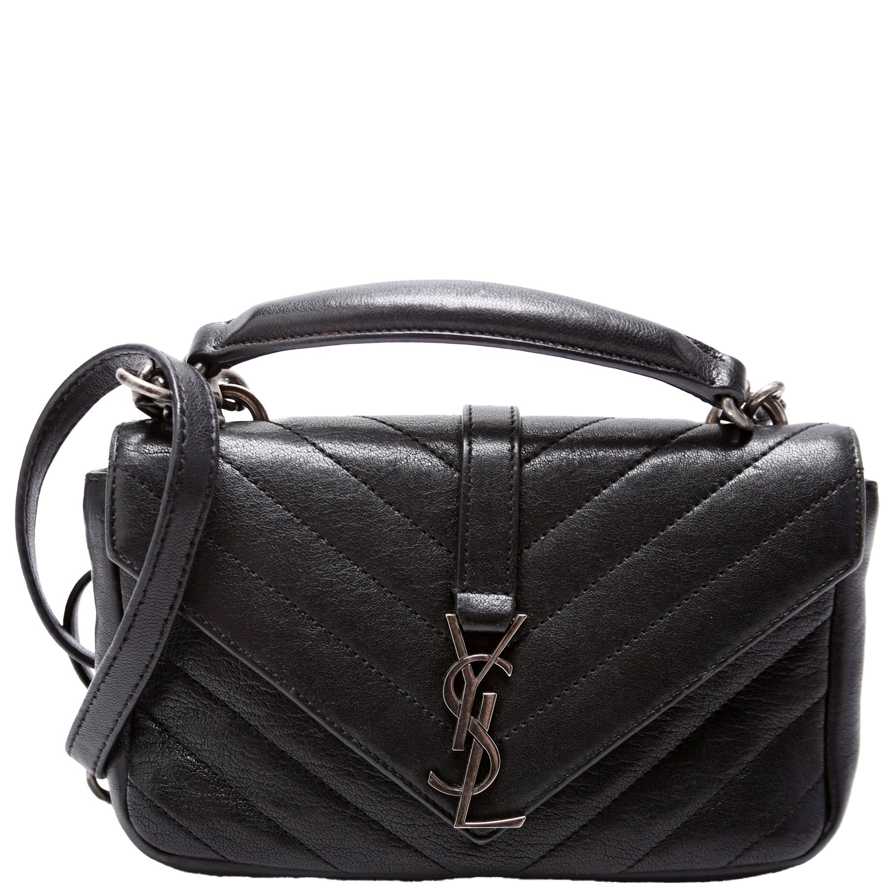 YSL Saint Laurent Saint Laurent College Wallet Bag Chain Travel Bag