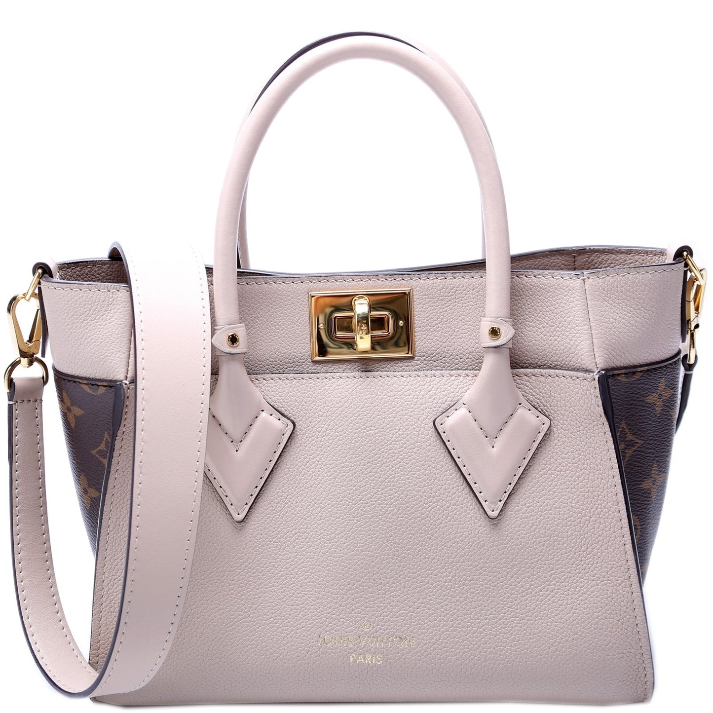 Louis Vuitton On My Side PM Monogram Calfskin Handbag Monogram 1